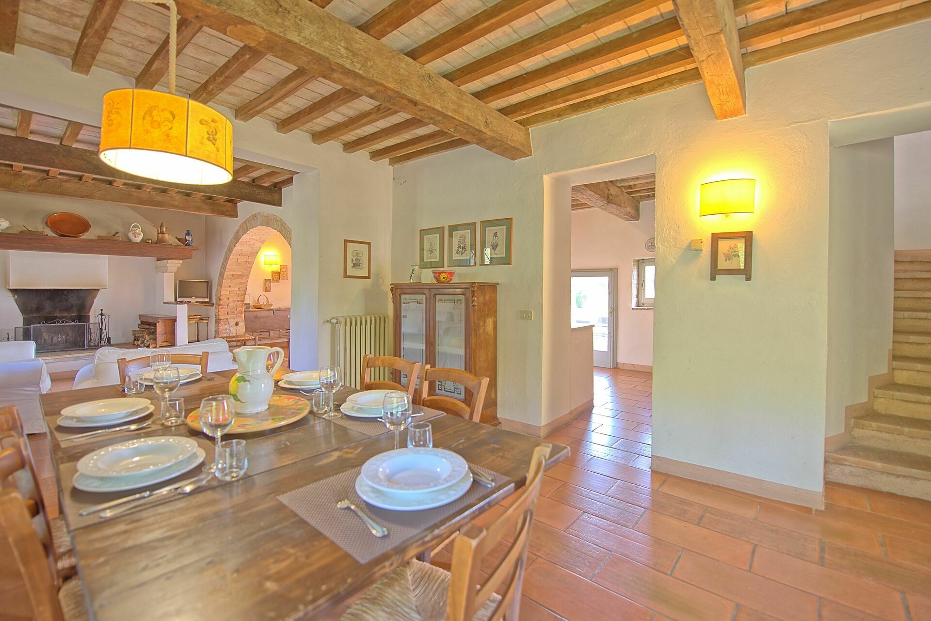 Villa Gualchiere slaapkamer in San Casciano Dei Bagni