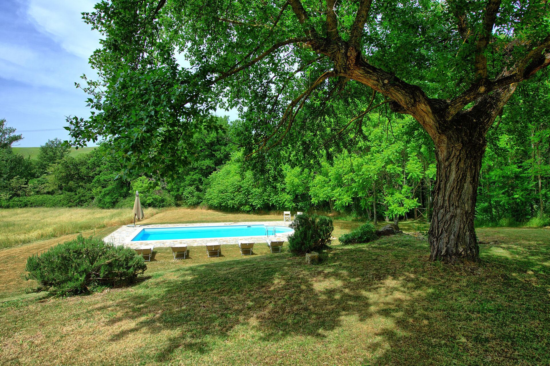 Villa Gualchiere slaapkamer in San Casciano Dei Bagni