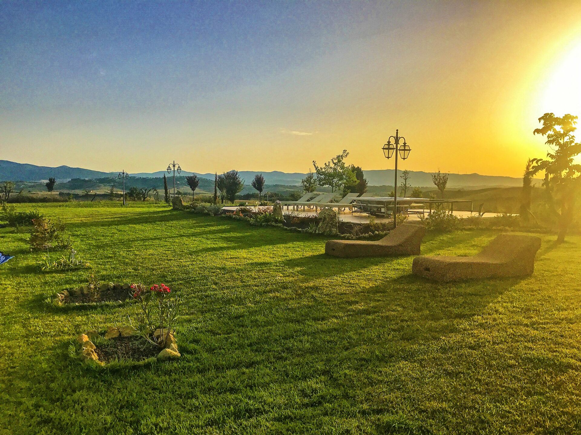 Villa Massimiliano badkamer in Lajatico