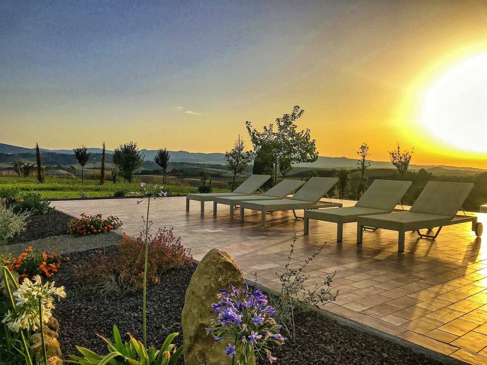 Villa Massimiliano keuken in Lajatico