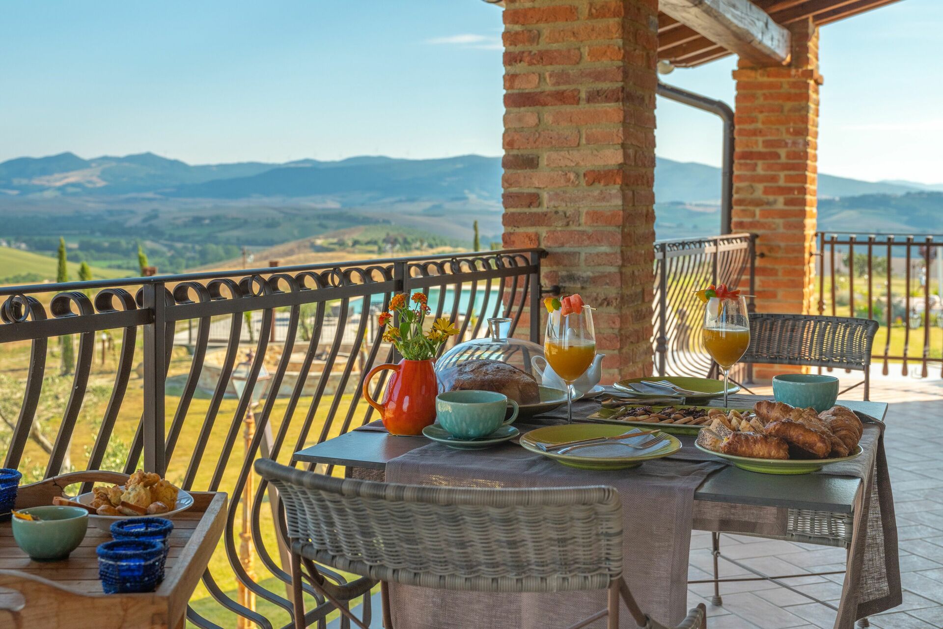 Villa Massimiliano tuin in Lajatico