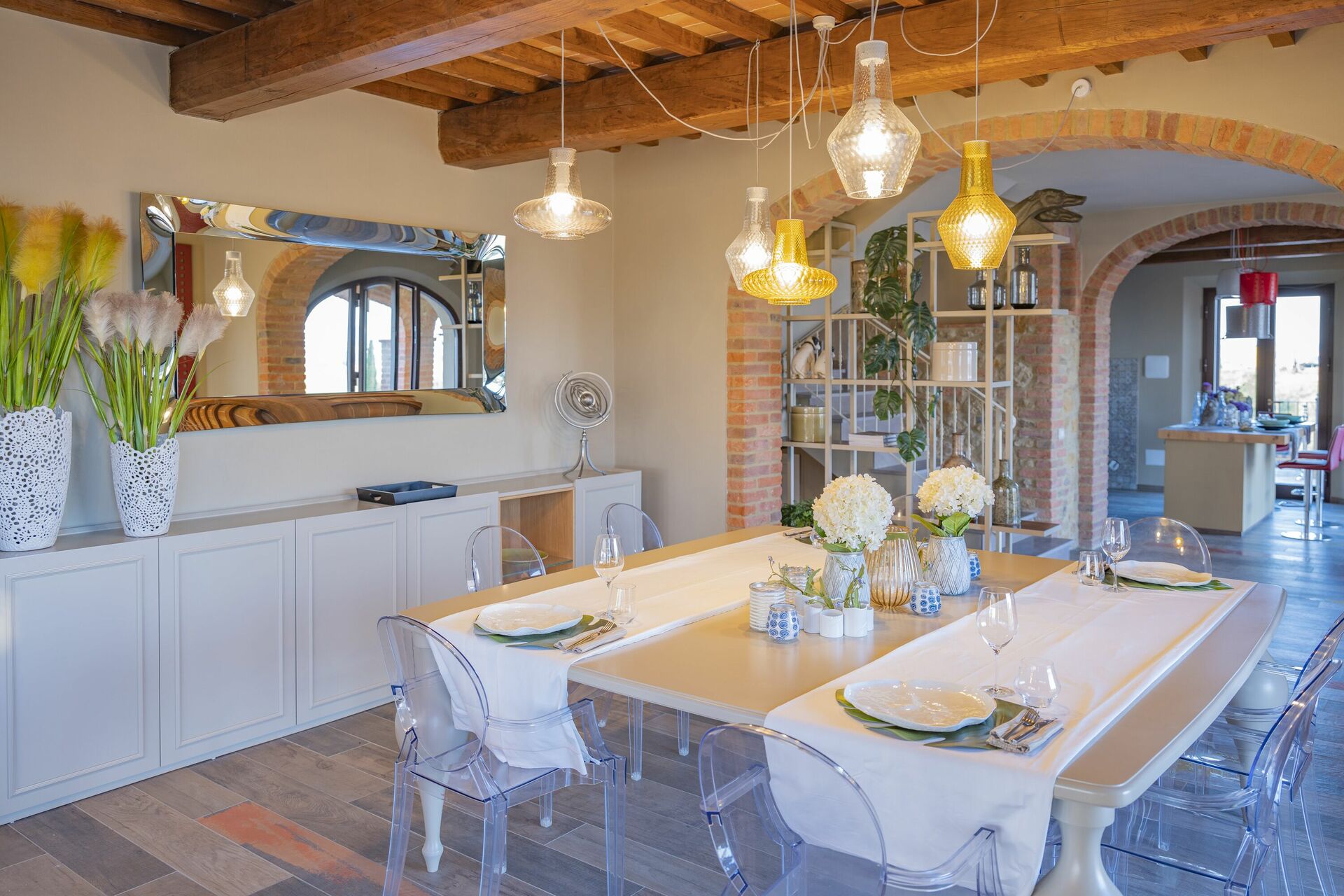 Villa Massimiliano slaapkamer in Lajatico