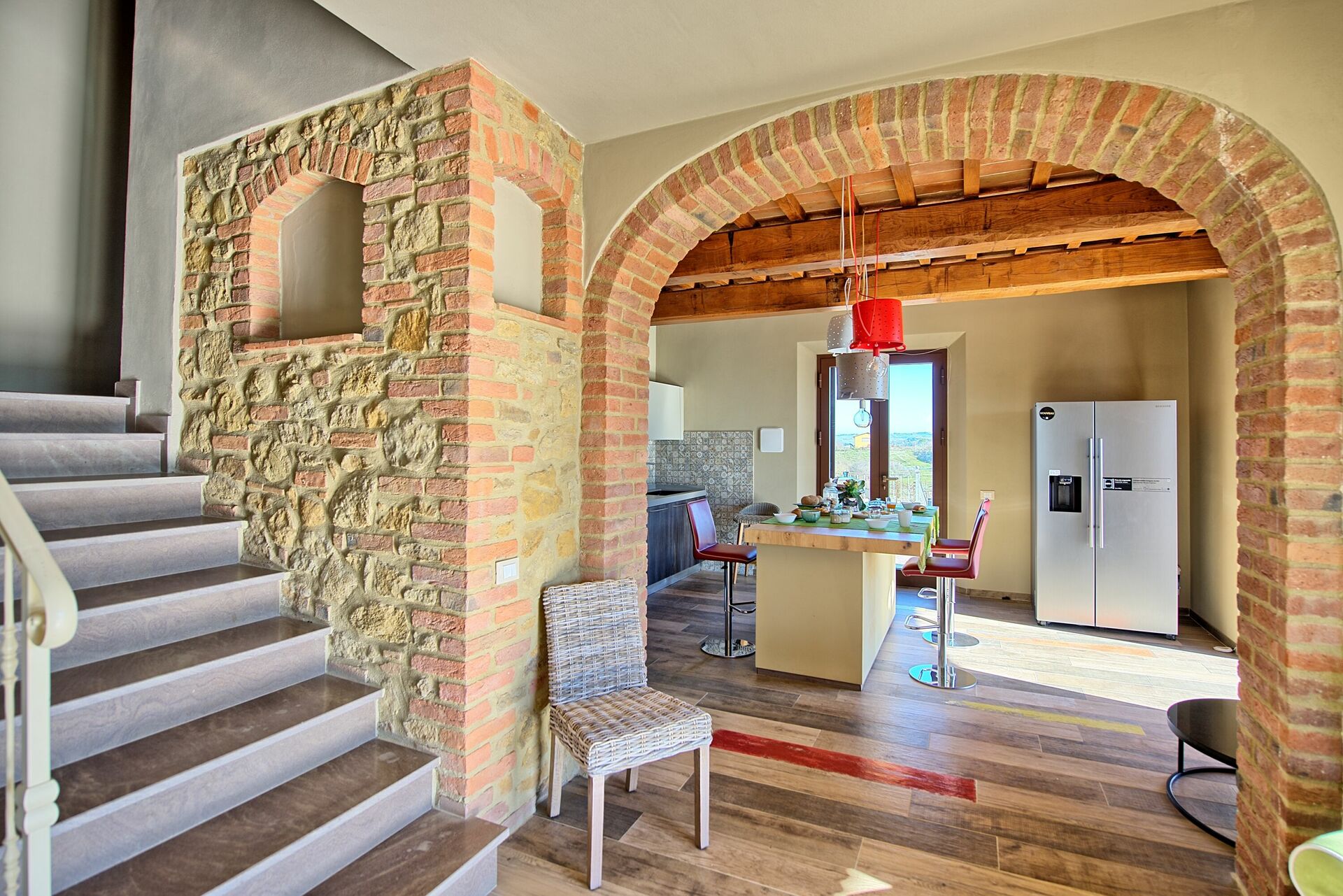 Villa Massimiliano badkamer in Lajatico