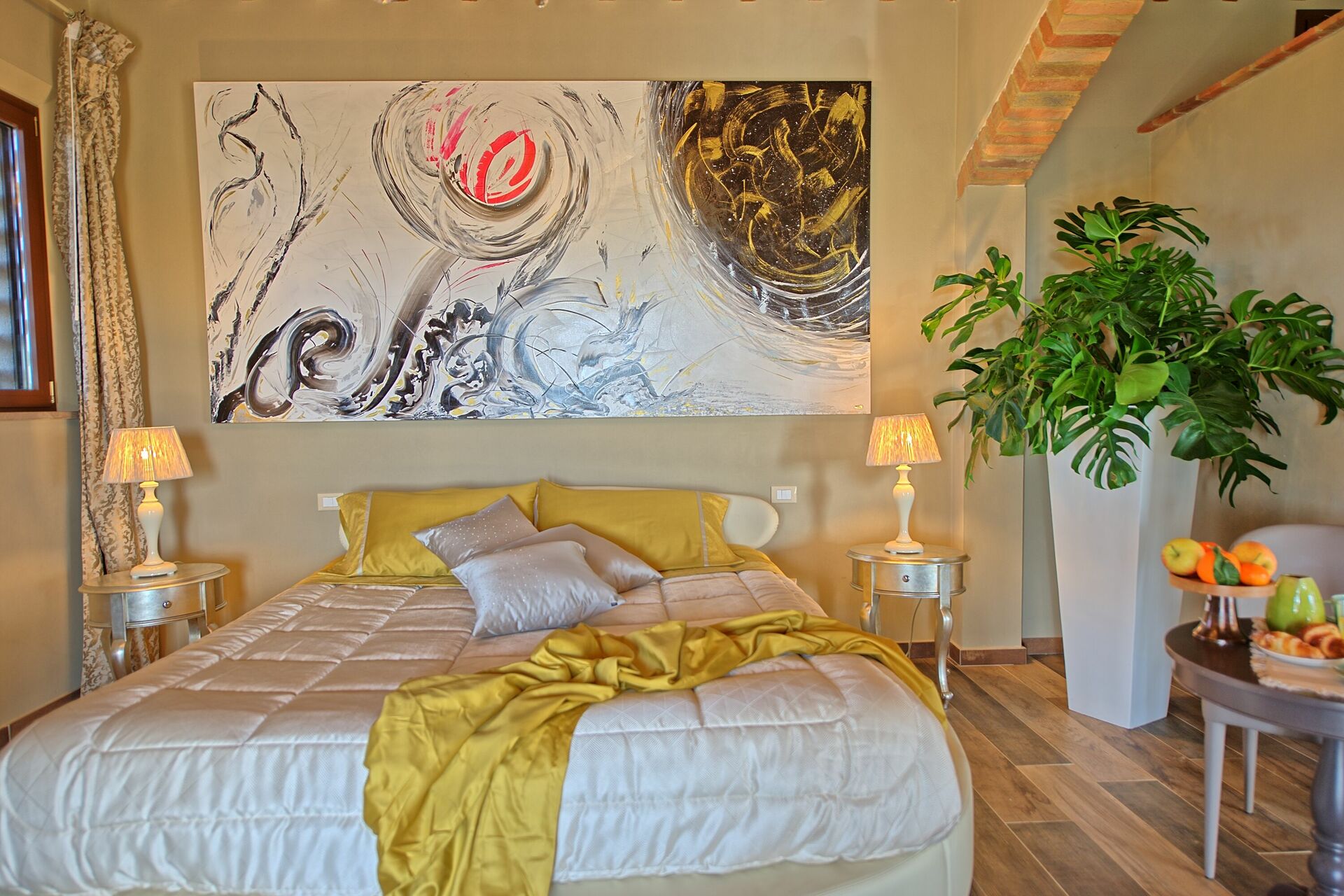 Villa Massimiliano tuin in Lajatico