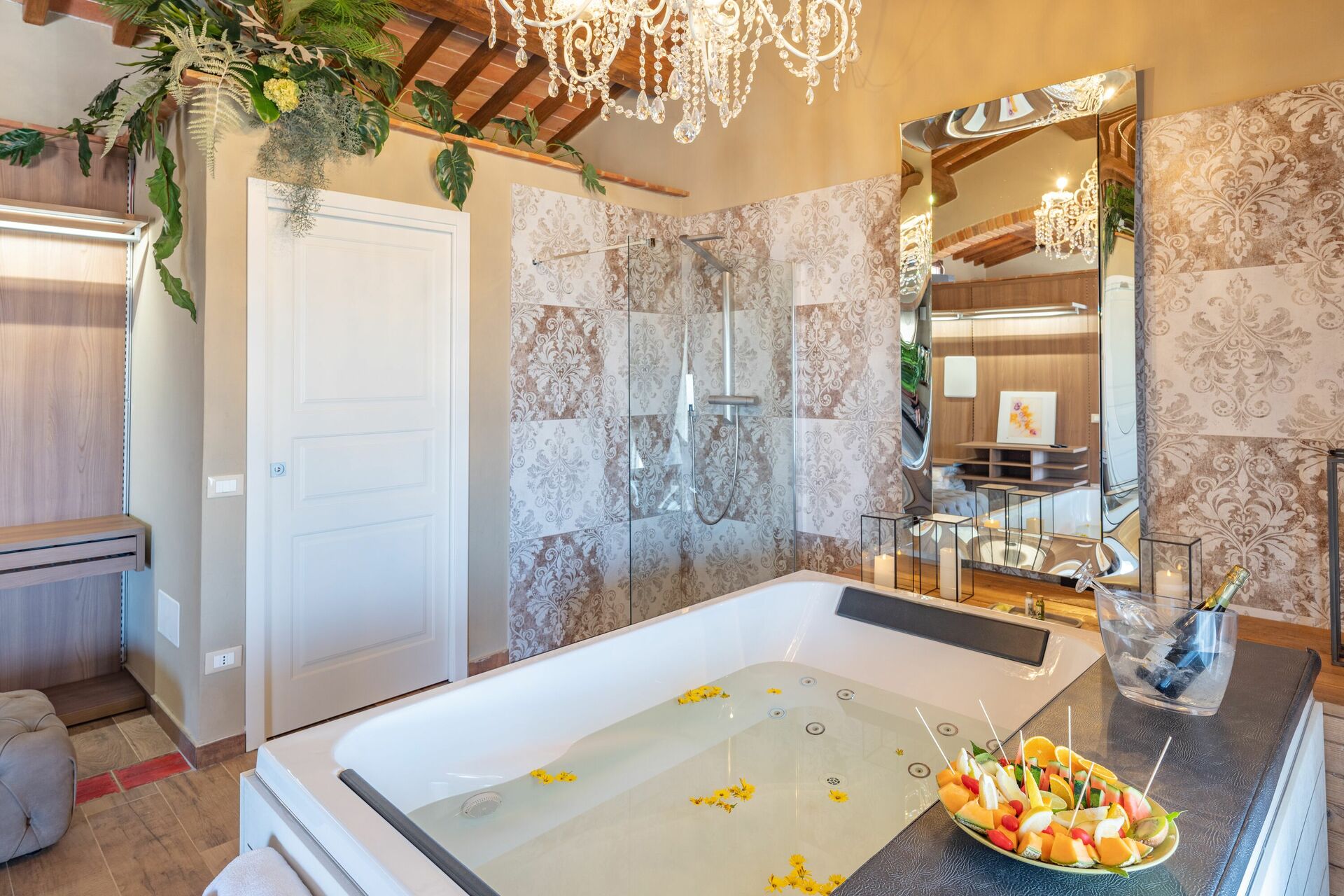 Villa Massimiliano keuken in Lajatico