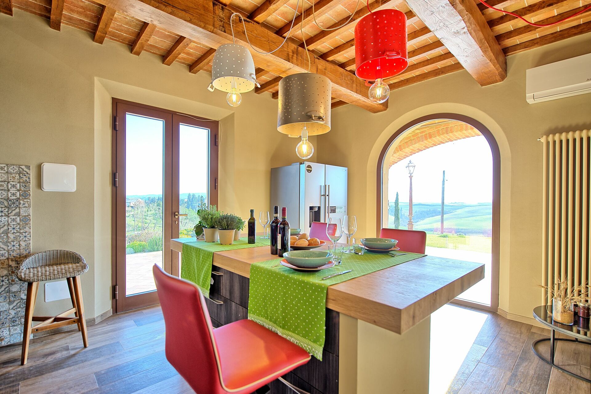 Villa Massimiliano tuin in Lajatico