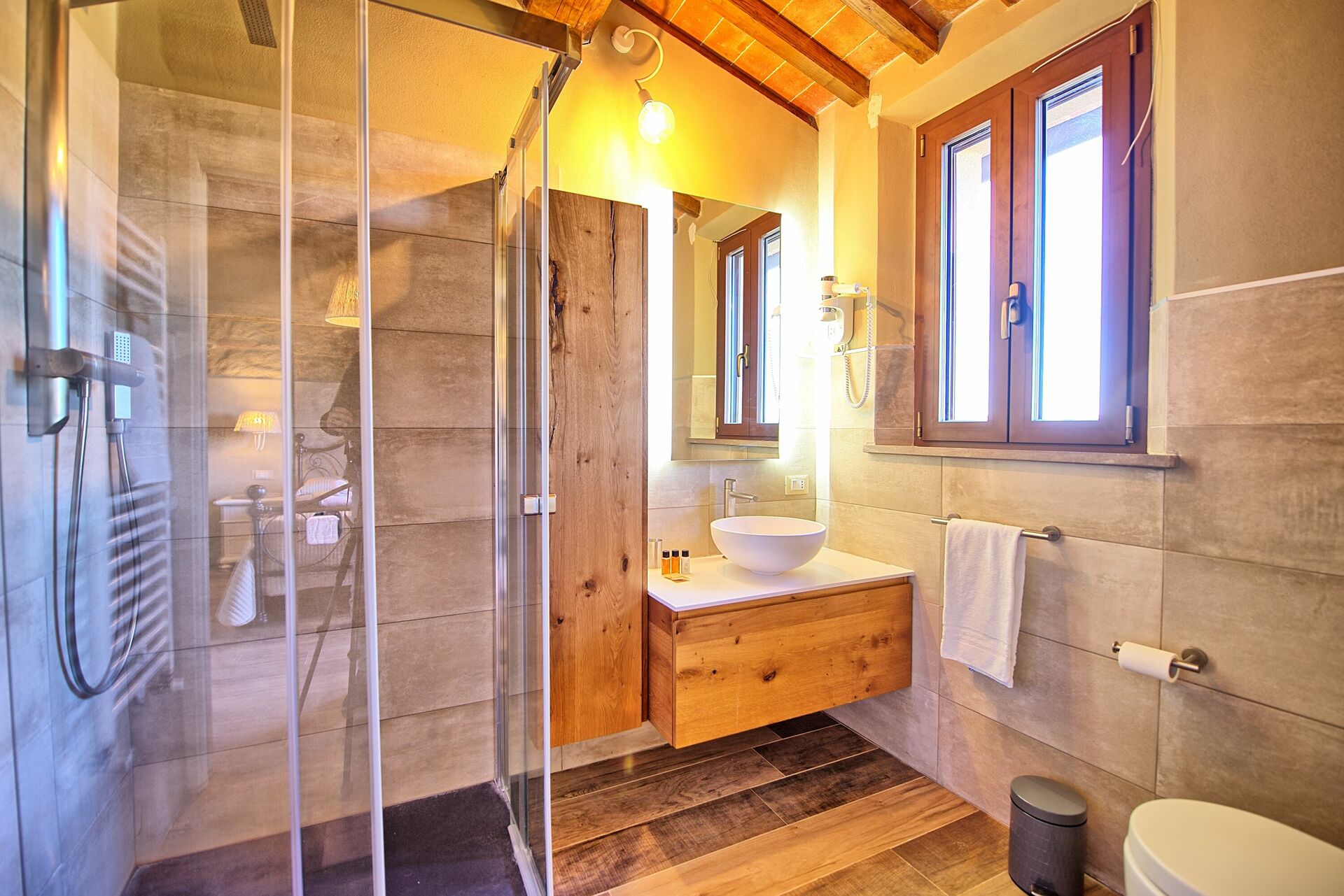 Villa Massimiliano keuken in Lajatico