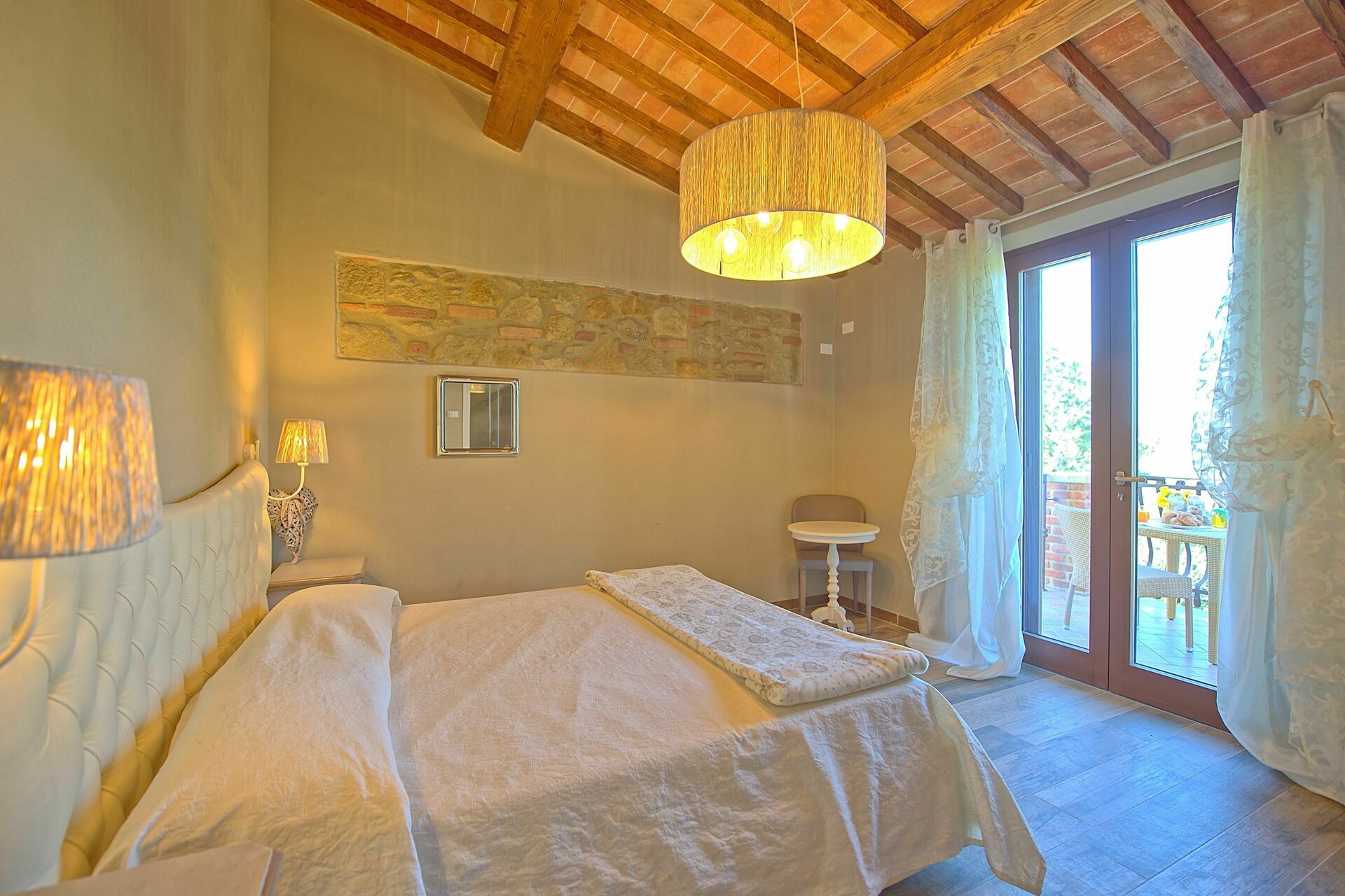 Villa Massimiliano tuin in Lajatico