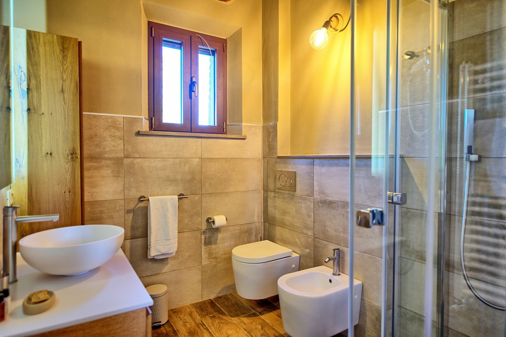 Villa Massimiliano slaapkamer in Lajatico