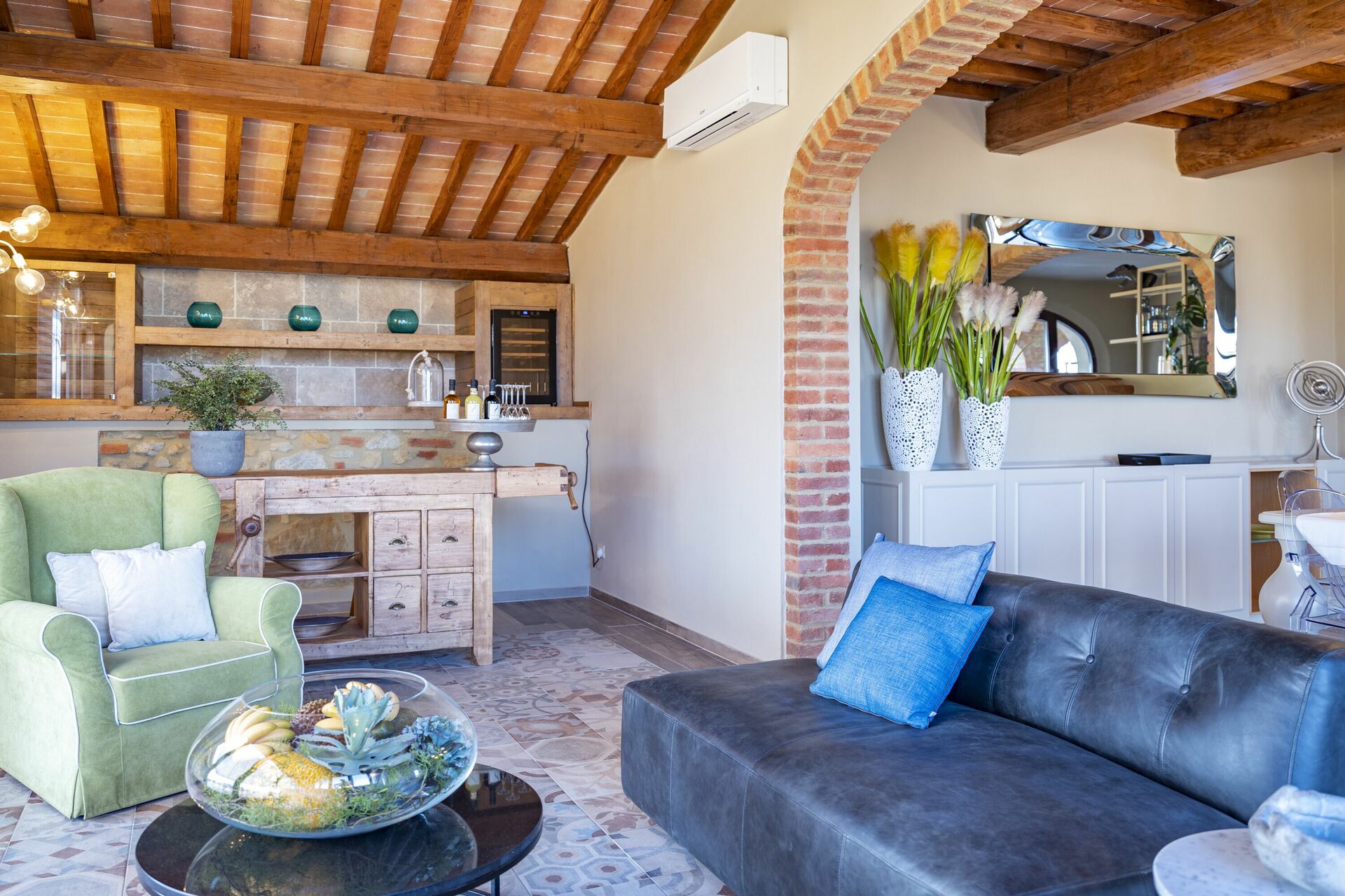 Villa Massimiliano interieur in Lajatico