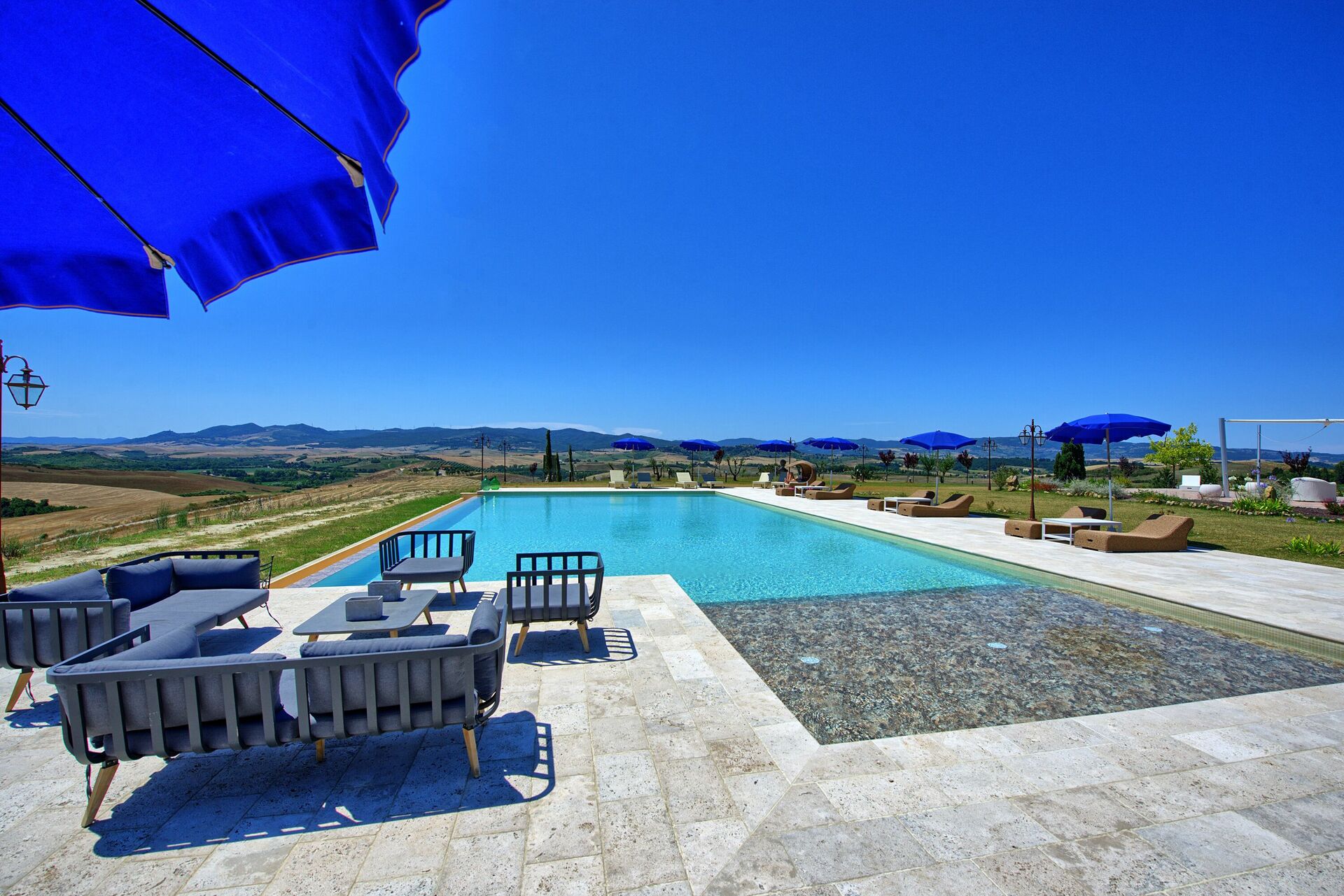 Villa Massimiliano tuin in Lajatico