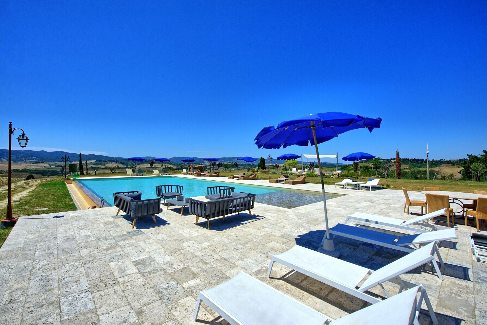 Villa Massimiliano keuken in Lajatico