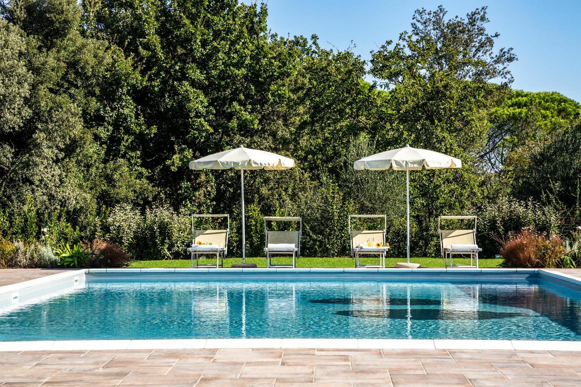 Villa Bonriposo badkamer in Legoli