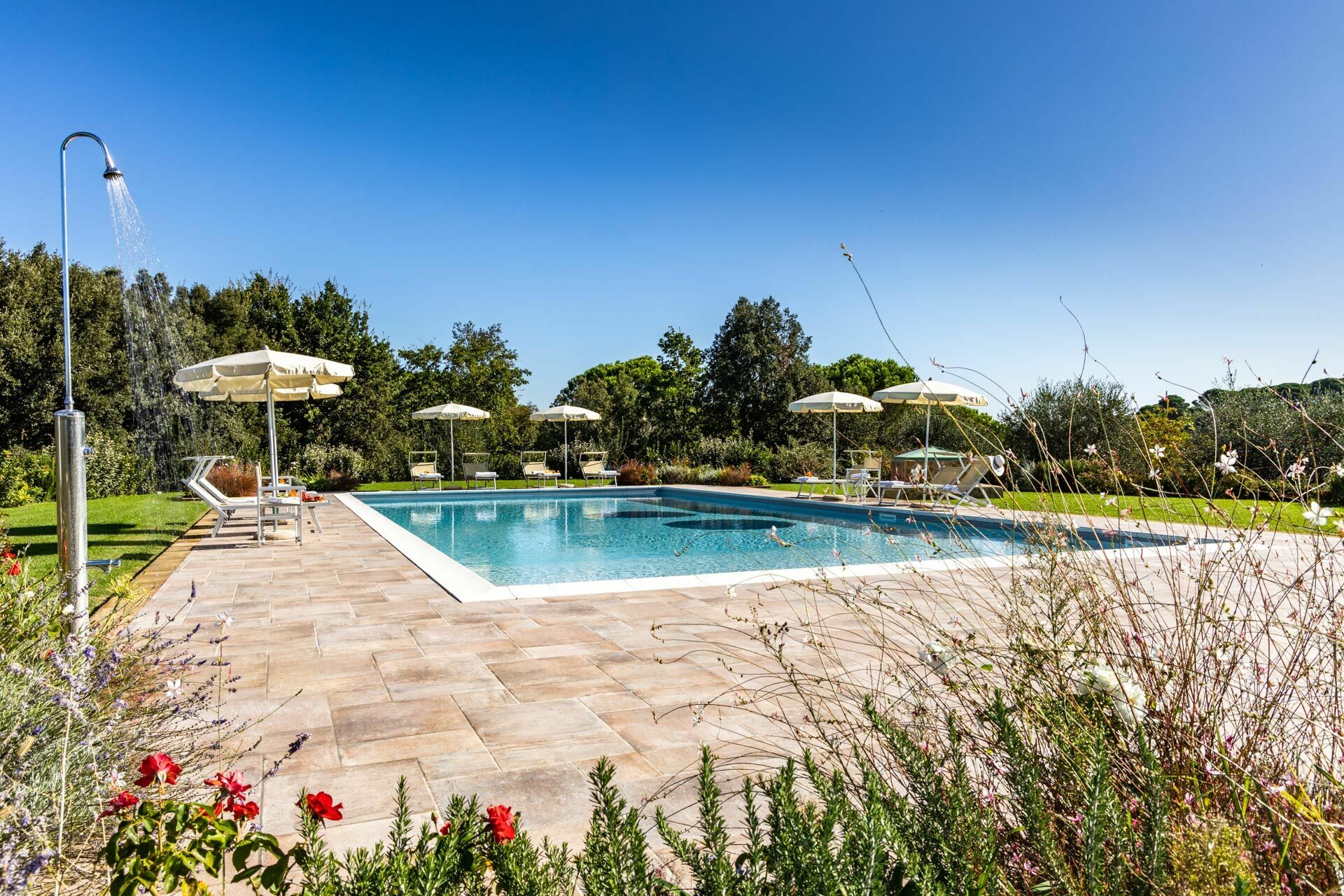 Villa Bonriposo keuken in Legoli