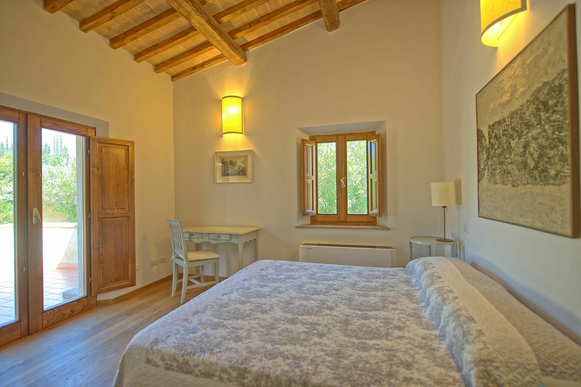 Villa Panizzi badkamer in San Gimignano
