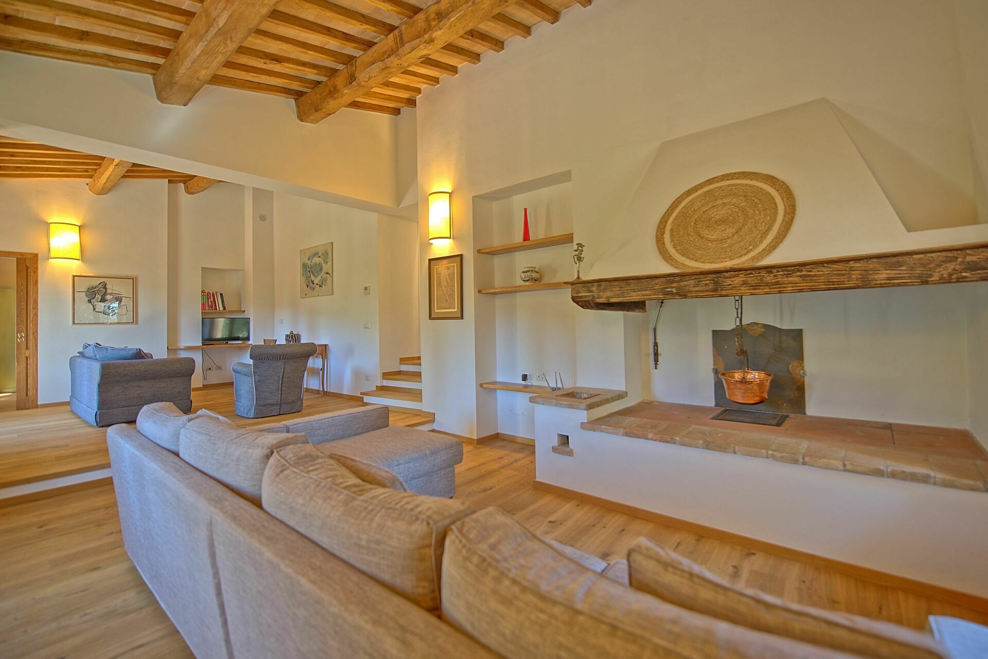 Villa Panizzi keuken in San Gimignano