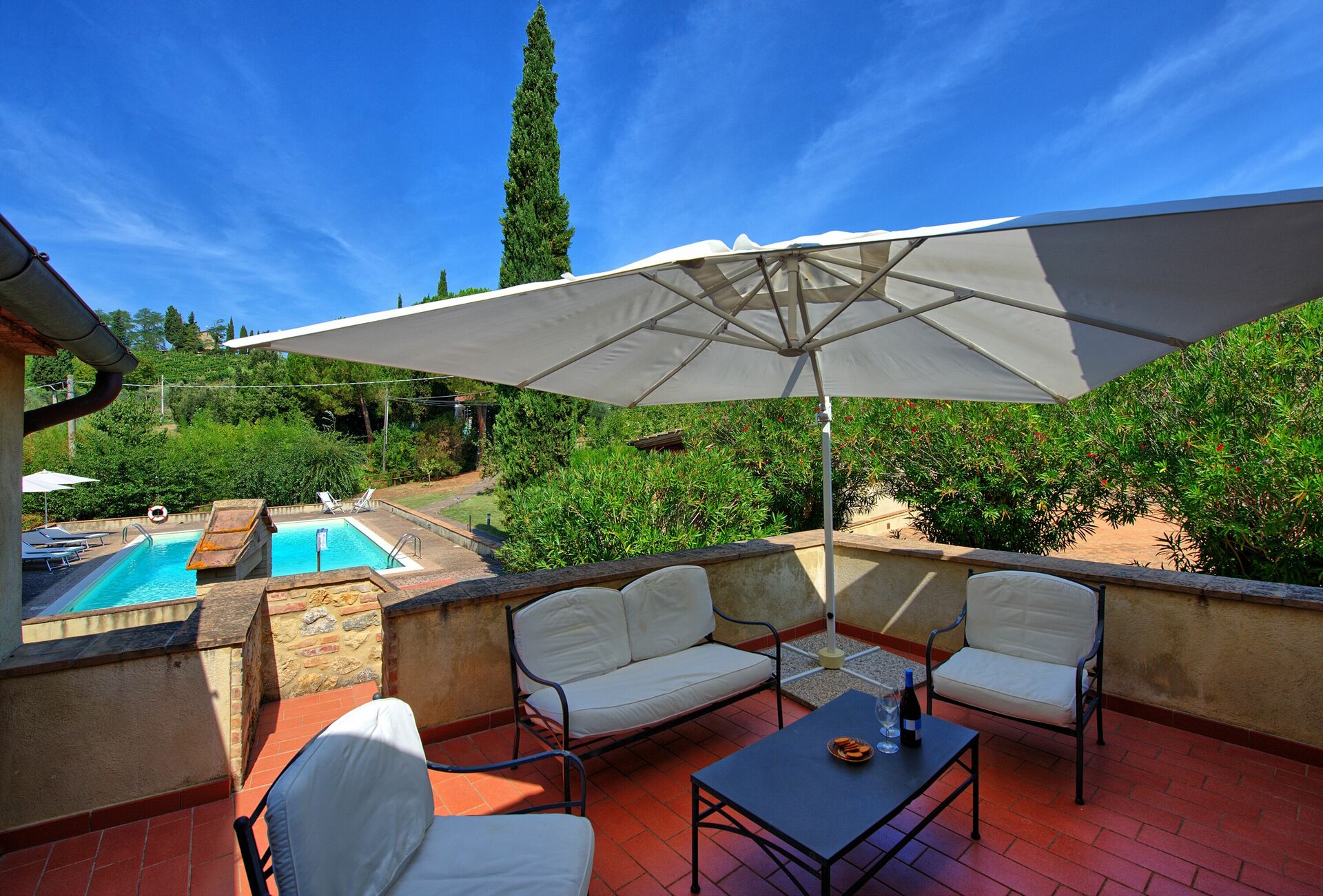 Villa Panizzi keuken in San Gimignano