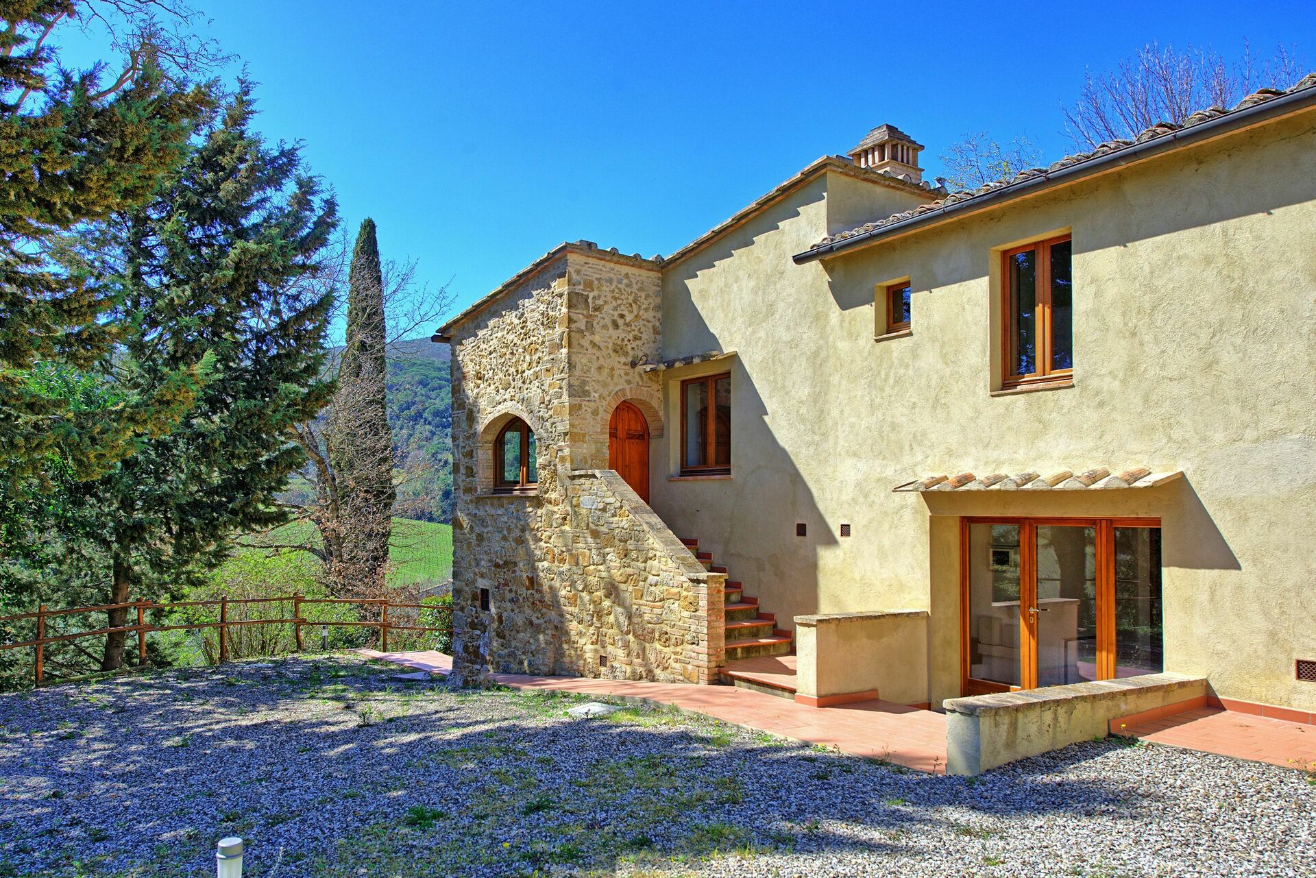 Villa Panizzi tuin in San Gimignano