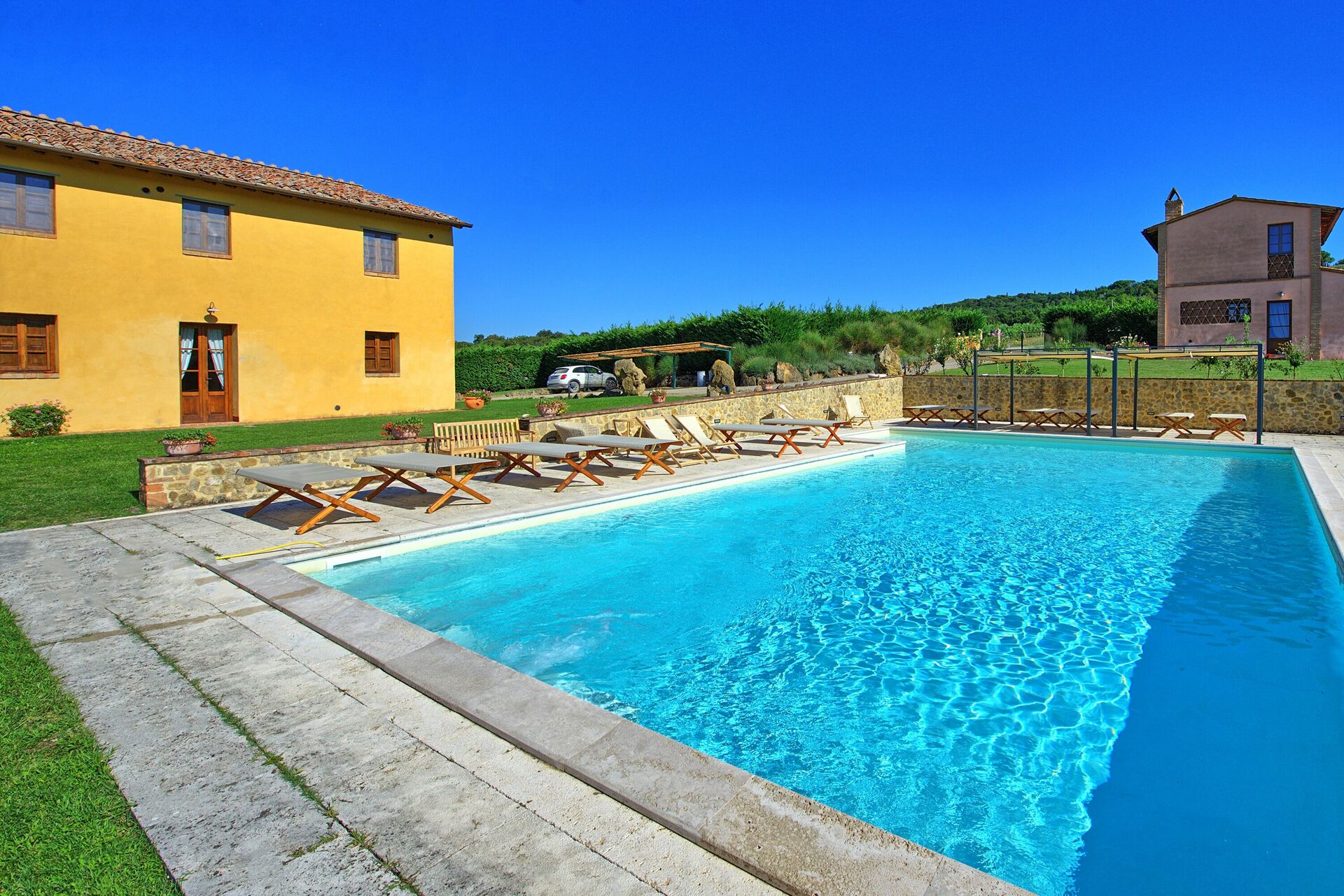Villa Il Caggio keuken in San Gimignano