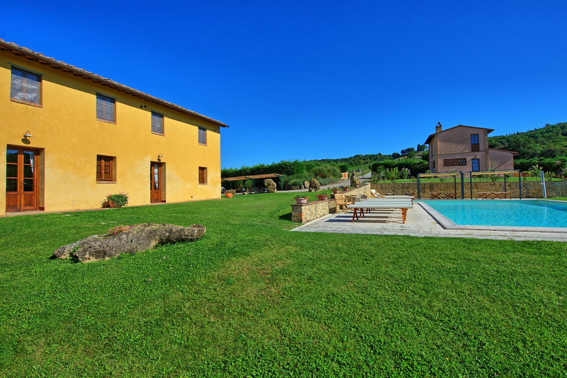 Villa Il Caggio keuken in San Gimignano