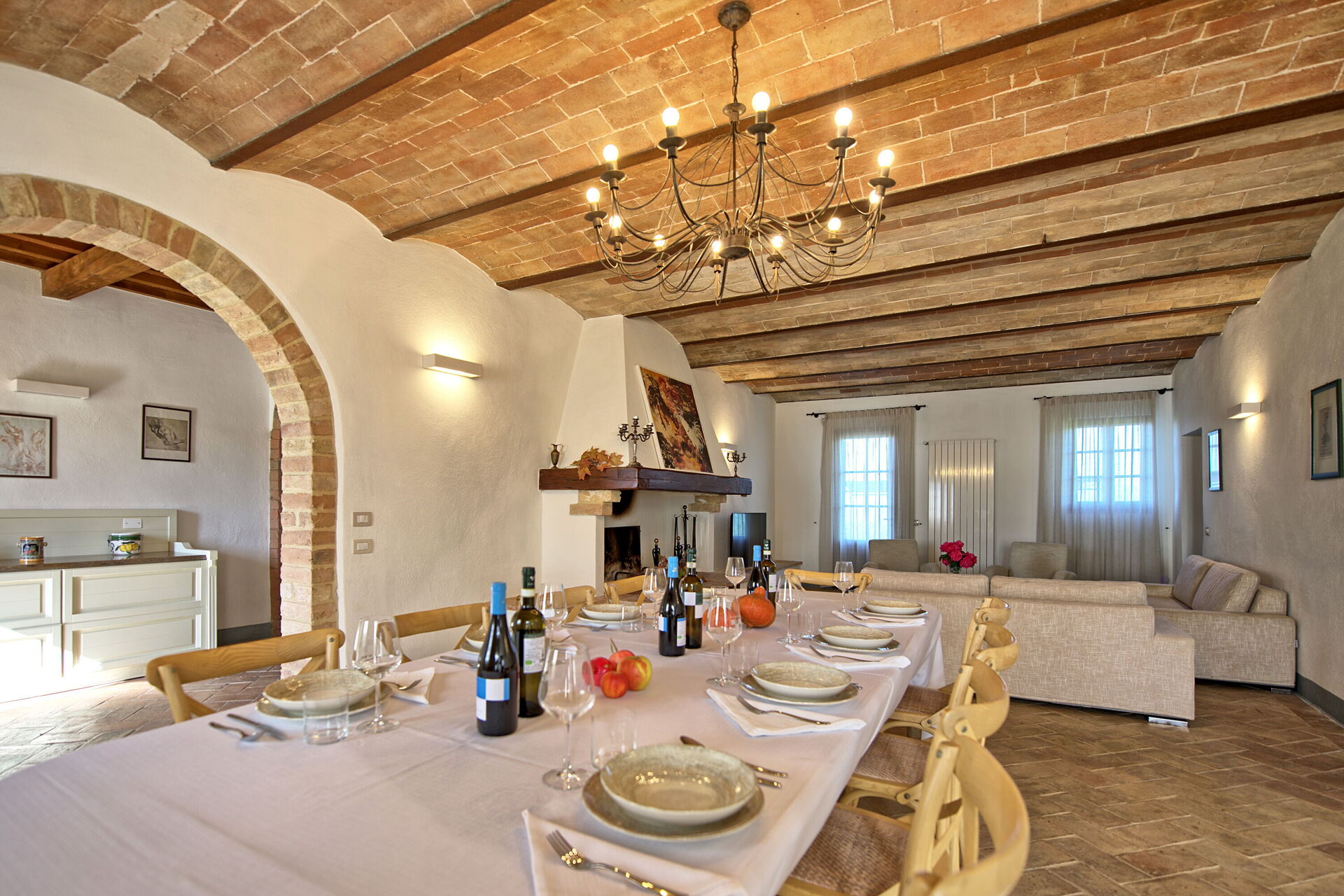 Villa Il Caggio tuin in San Gimignano