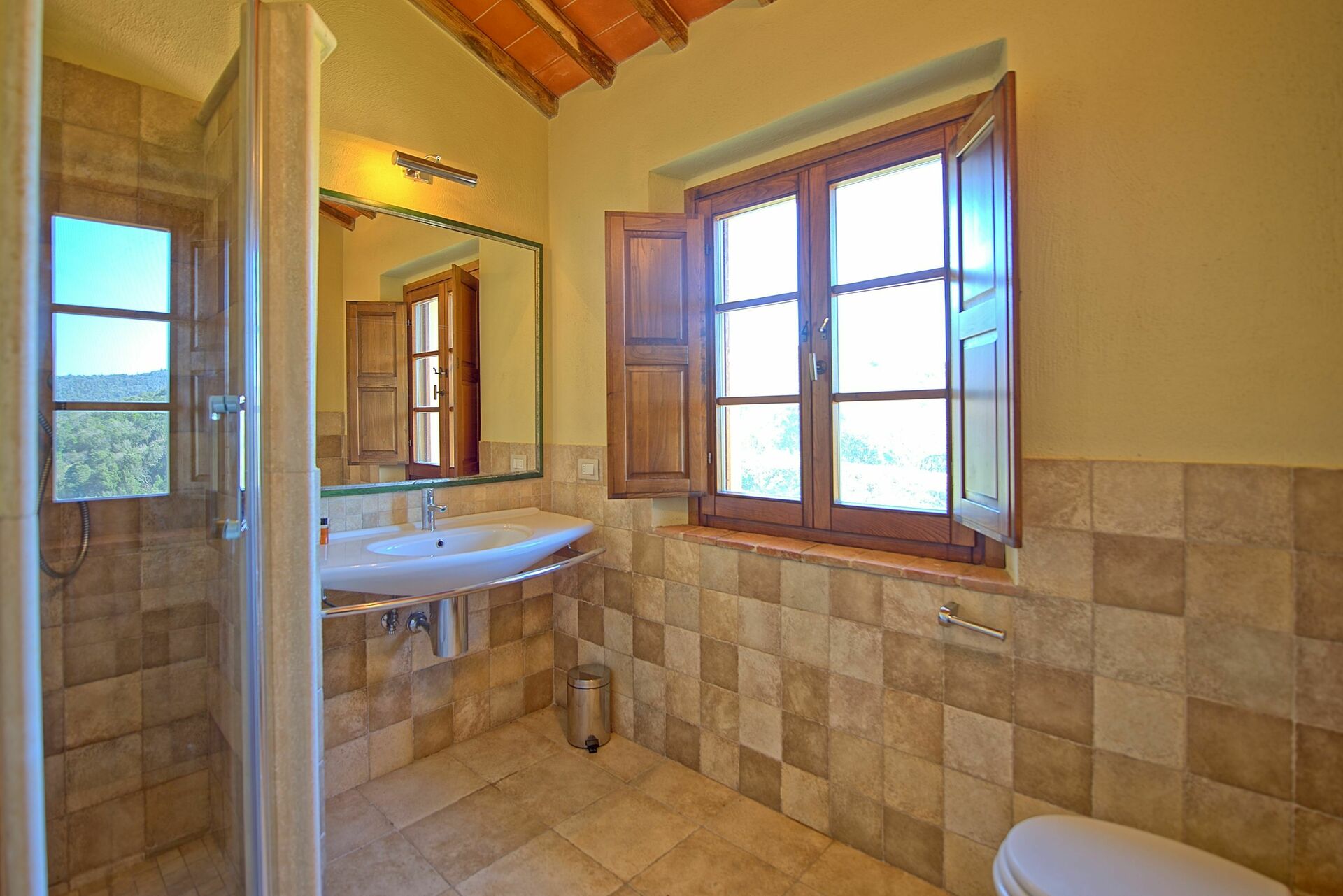 Villa Il Caggio keuken in San Gimignano