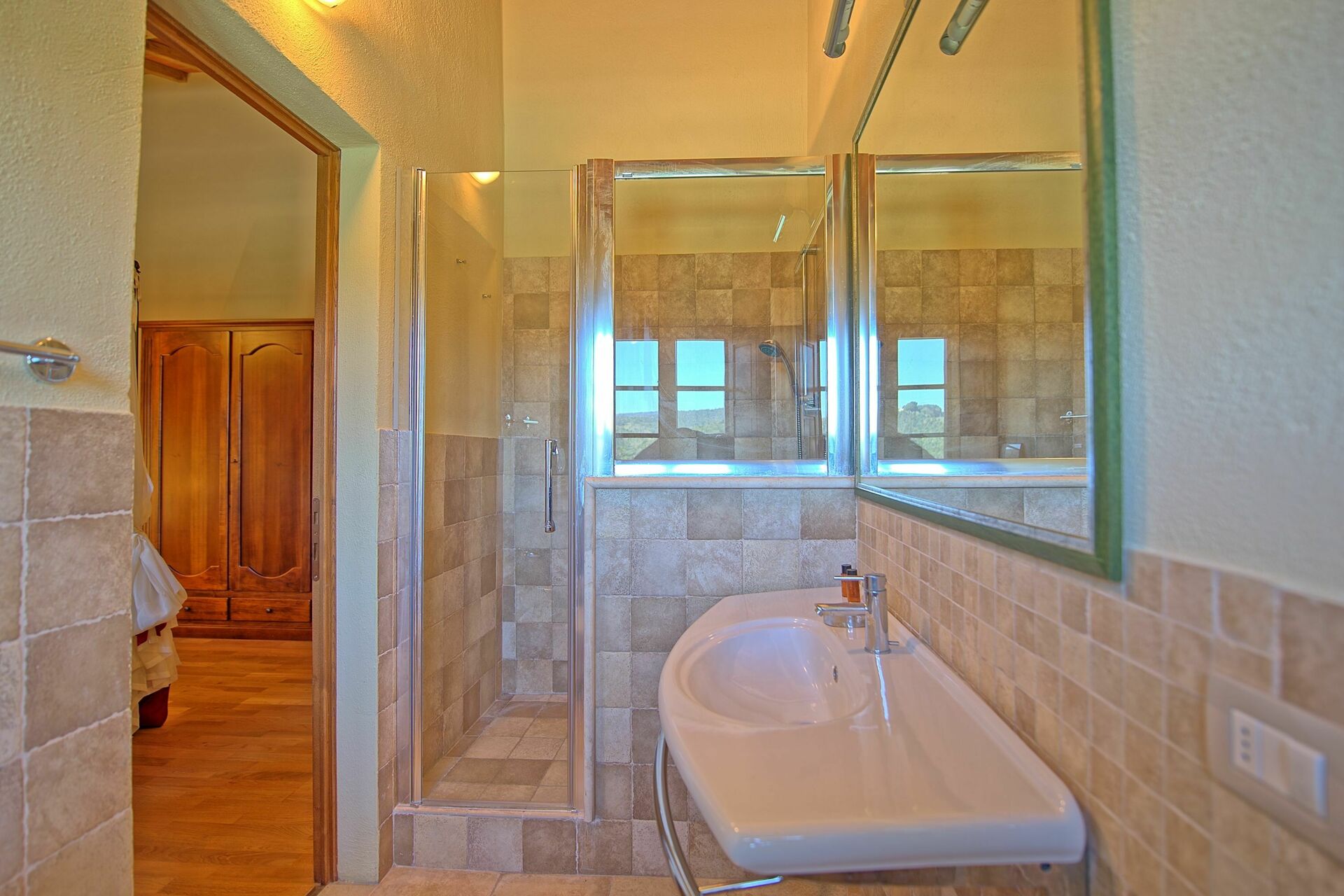 Villa Il Caggio tuin in San Gimignano