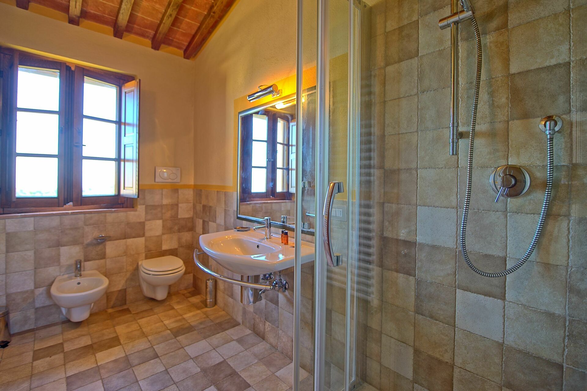 Villa Il Caggio tuin in San Gimignano