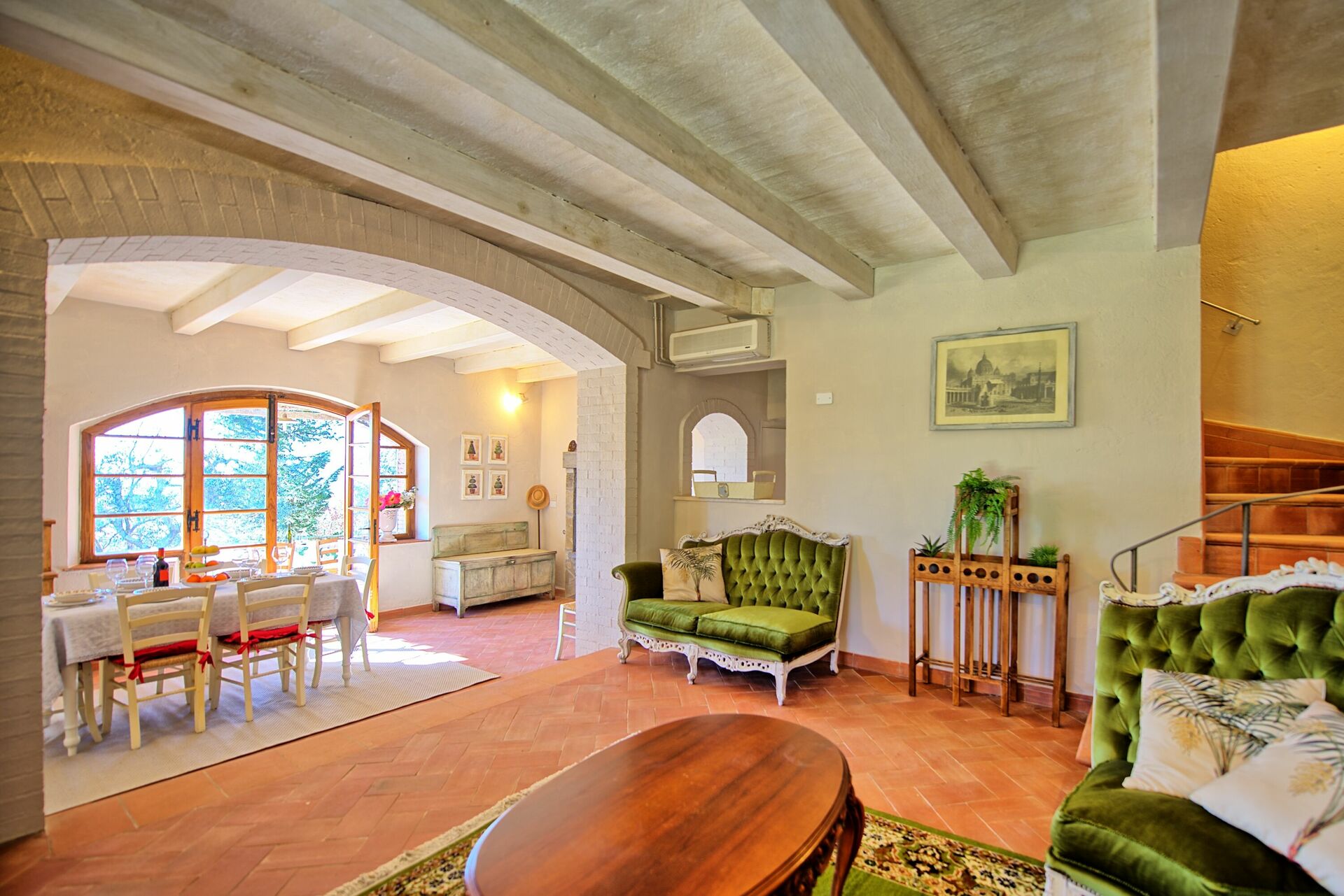 Casa Fioraie badkamer in Castellina In Chianti