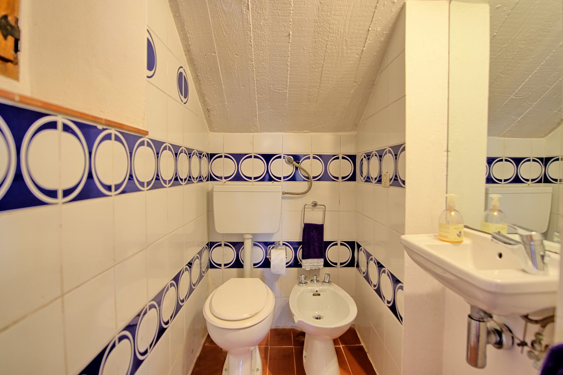 Casa Fioraie badkamer in Castellina In Chianti