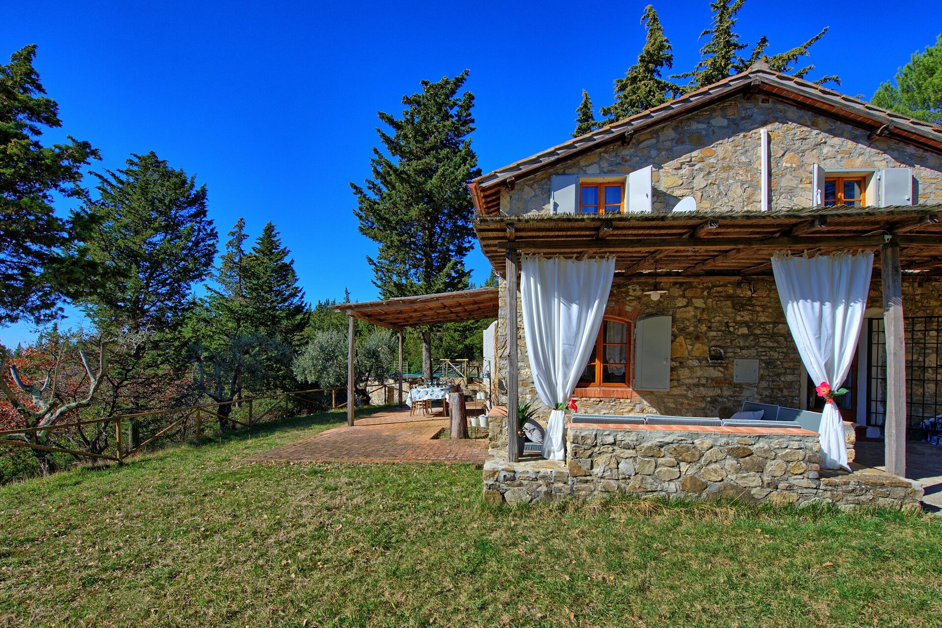 Casa Fioraie slaapkamer in Castellina In Chianti