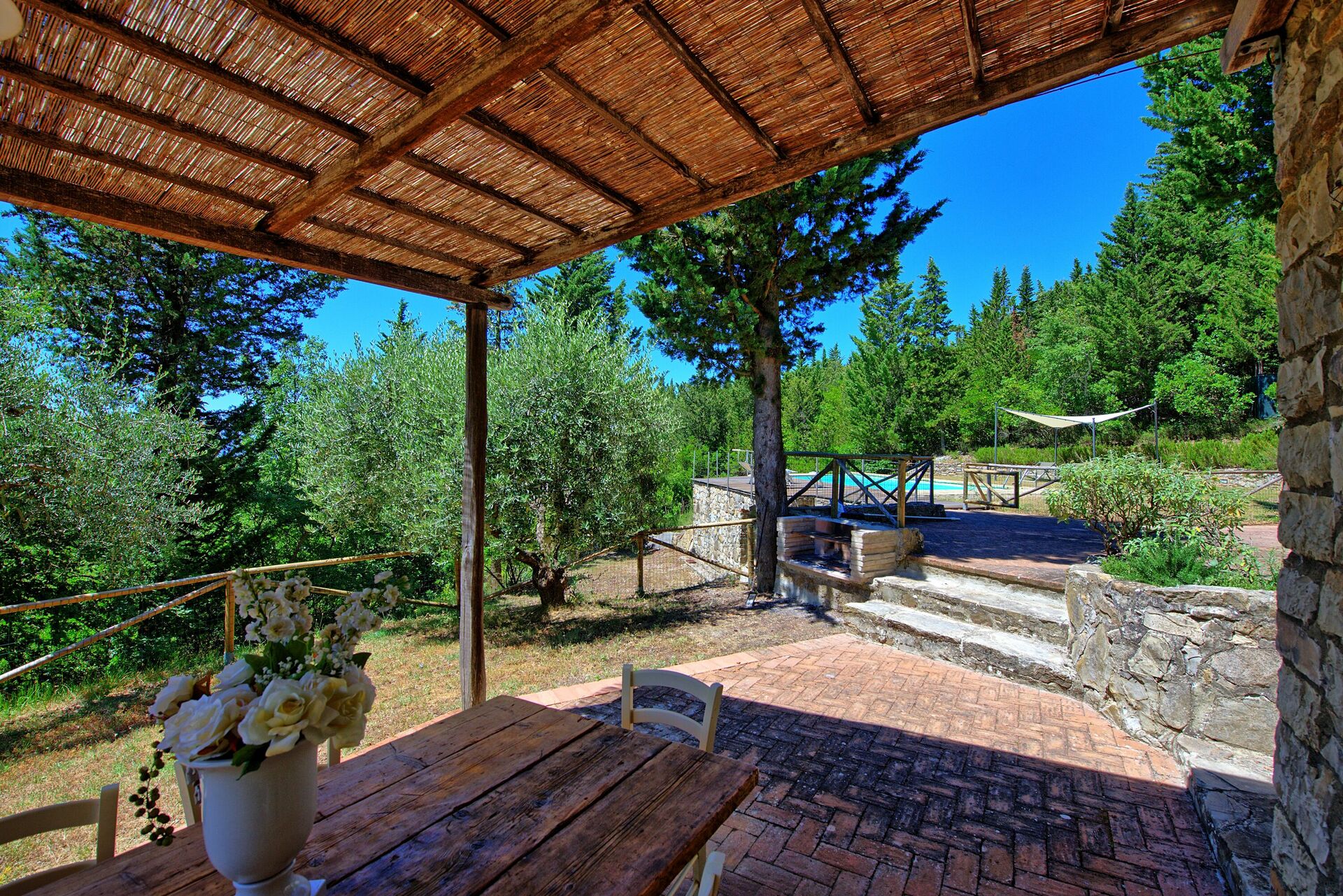 Casa Fioraie badkamer in Castellina In Chianti