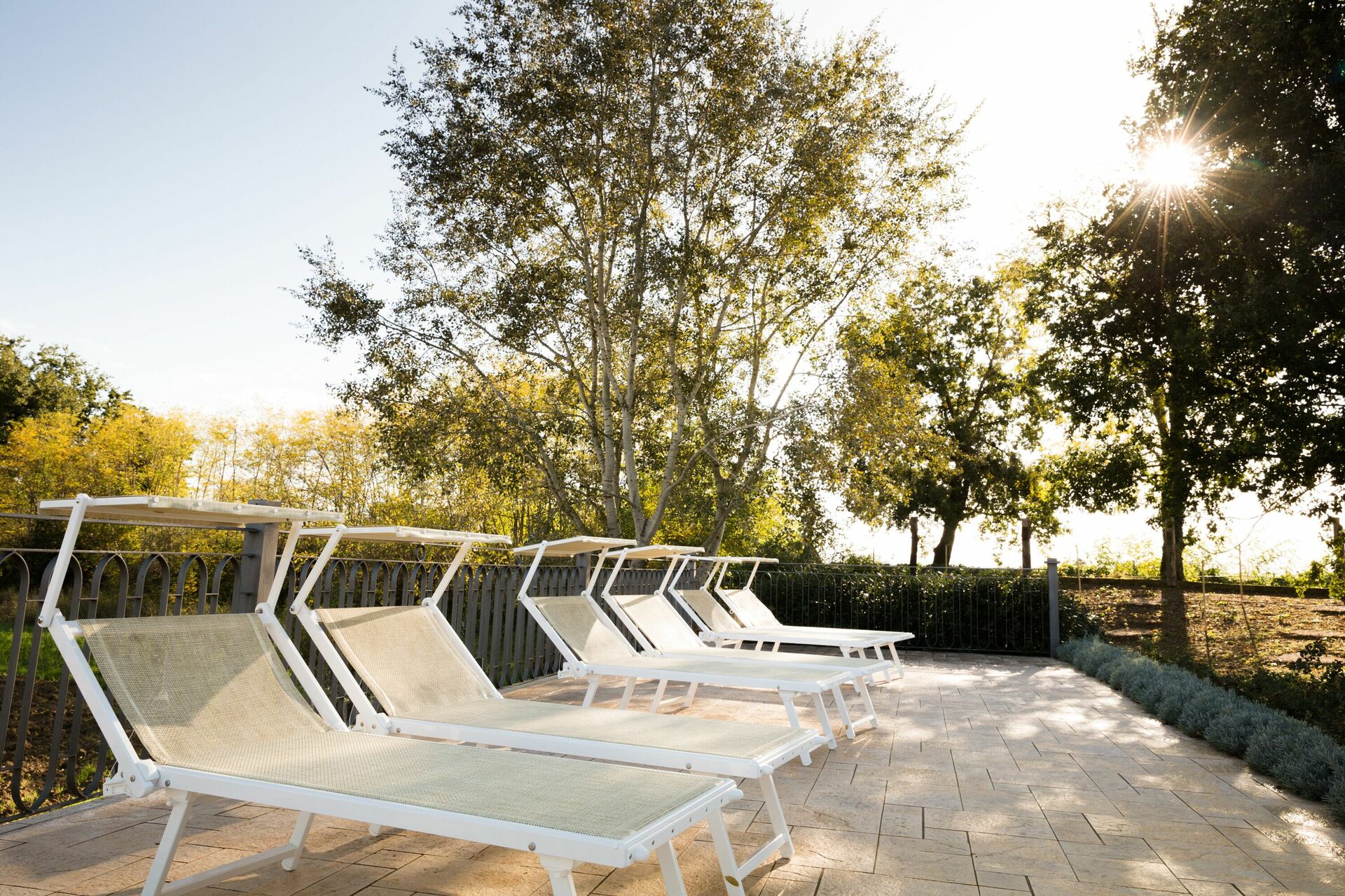 Villa Apollinare tuin in Papiano