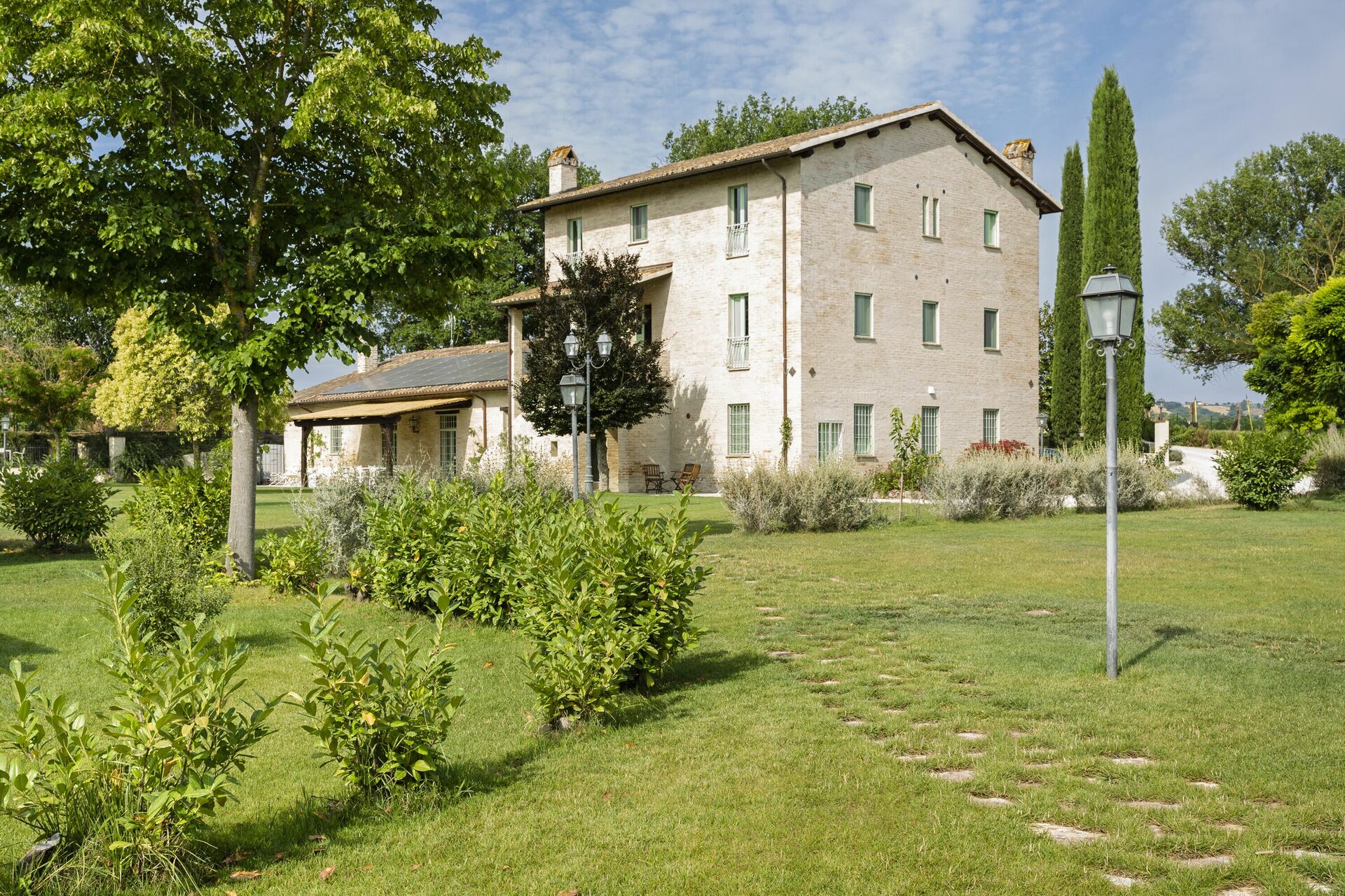 Villa Apollinare slaapkamer in Papiano
