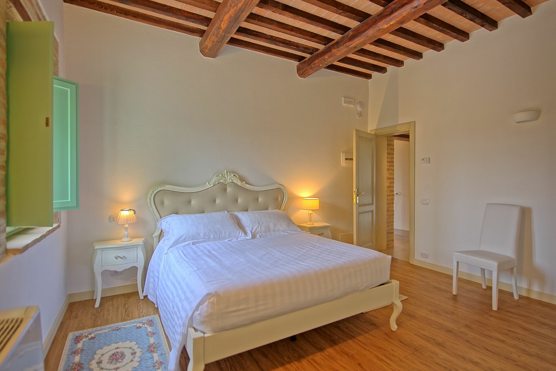 Villa Apollinare slaapkamer in Papiano