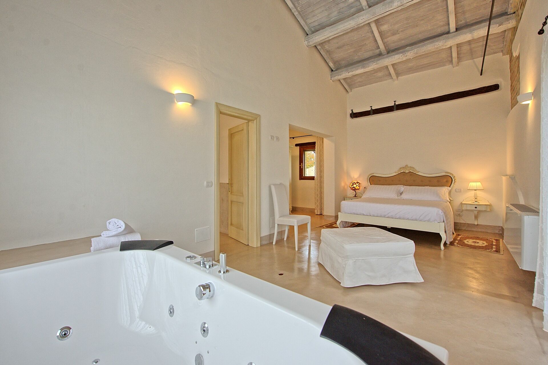 Villa Apollinare slaapkamer in Papiano