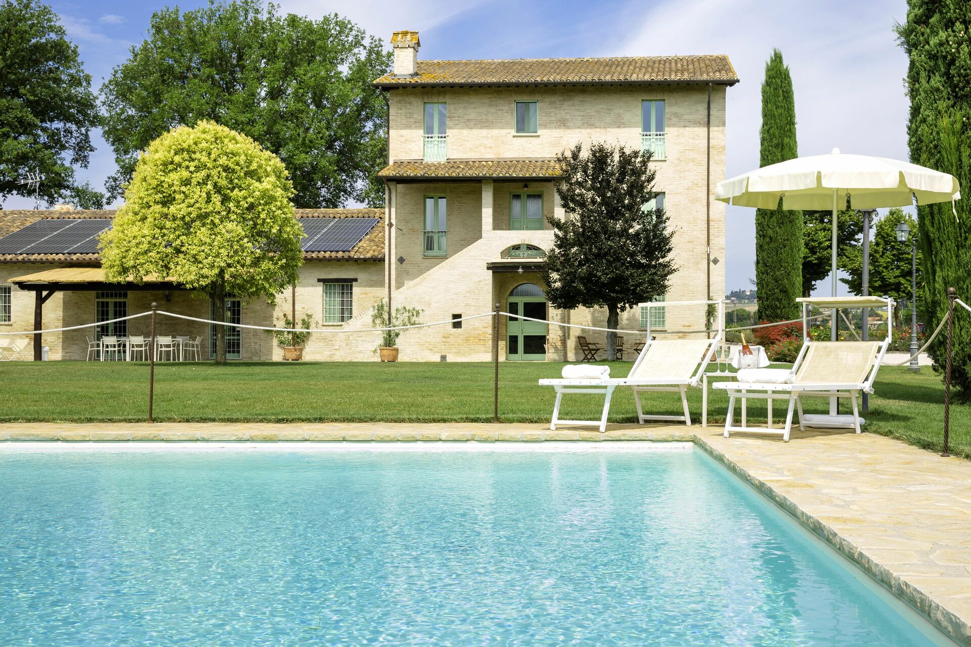 Villa Apollinare interieur in Papiano