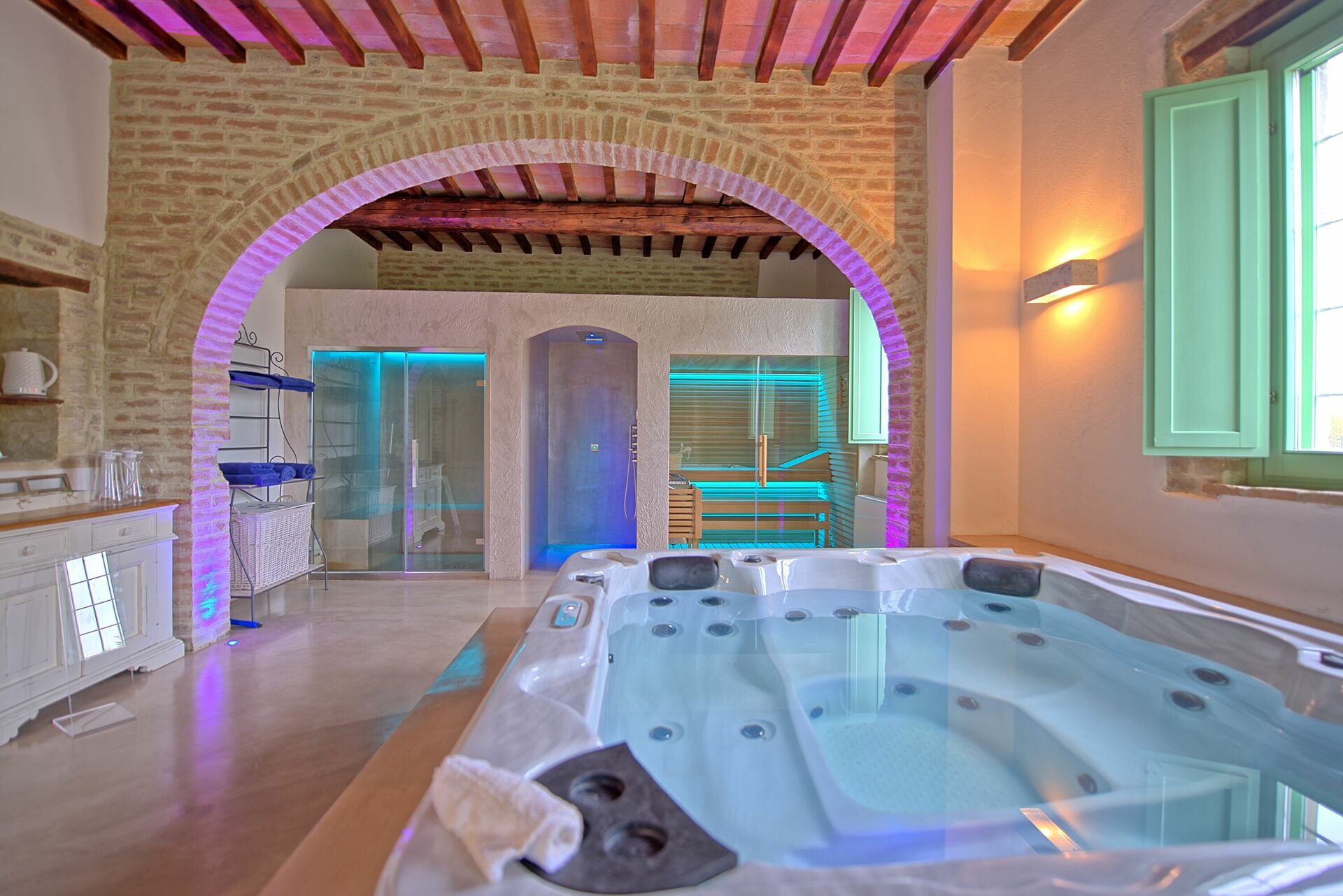 Villa Apollinare tuin in Papiano