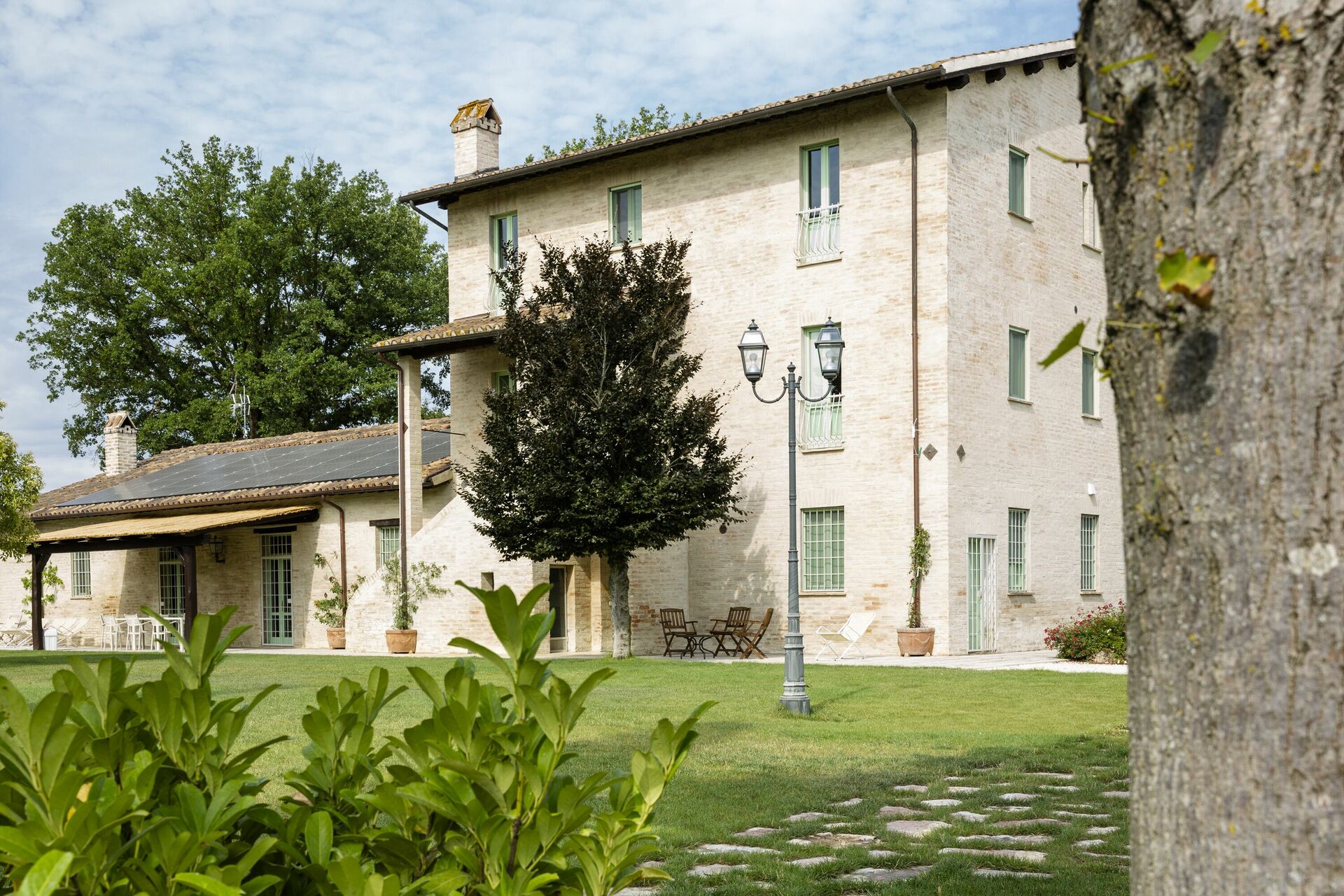 Villa Apollinare badkamer in Papiano