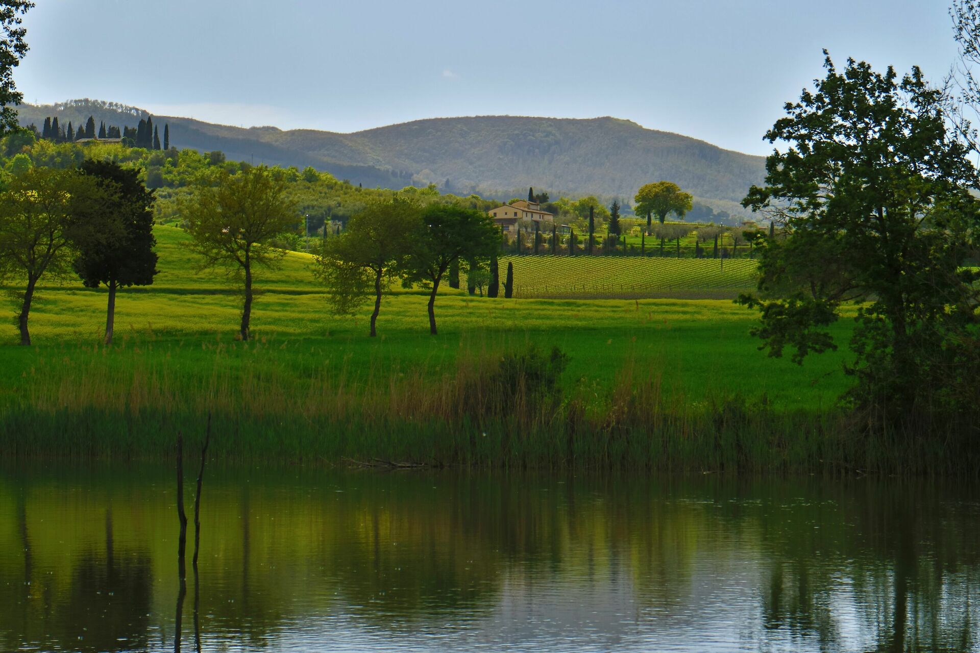 Villa Le Buche slaapkamer in Sarteano