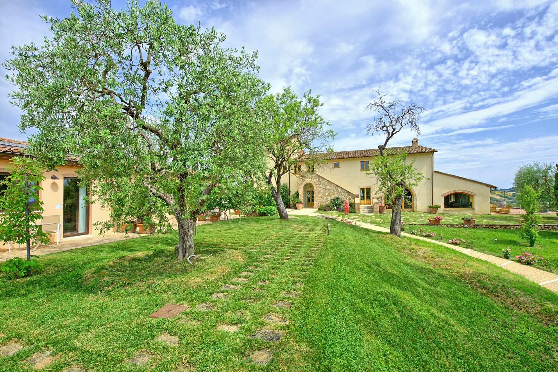 Villa Le Buche badkamer in Sarteano