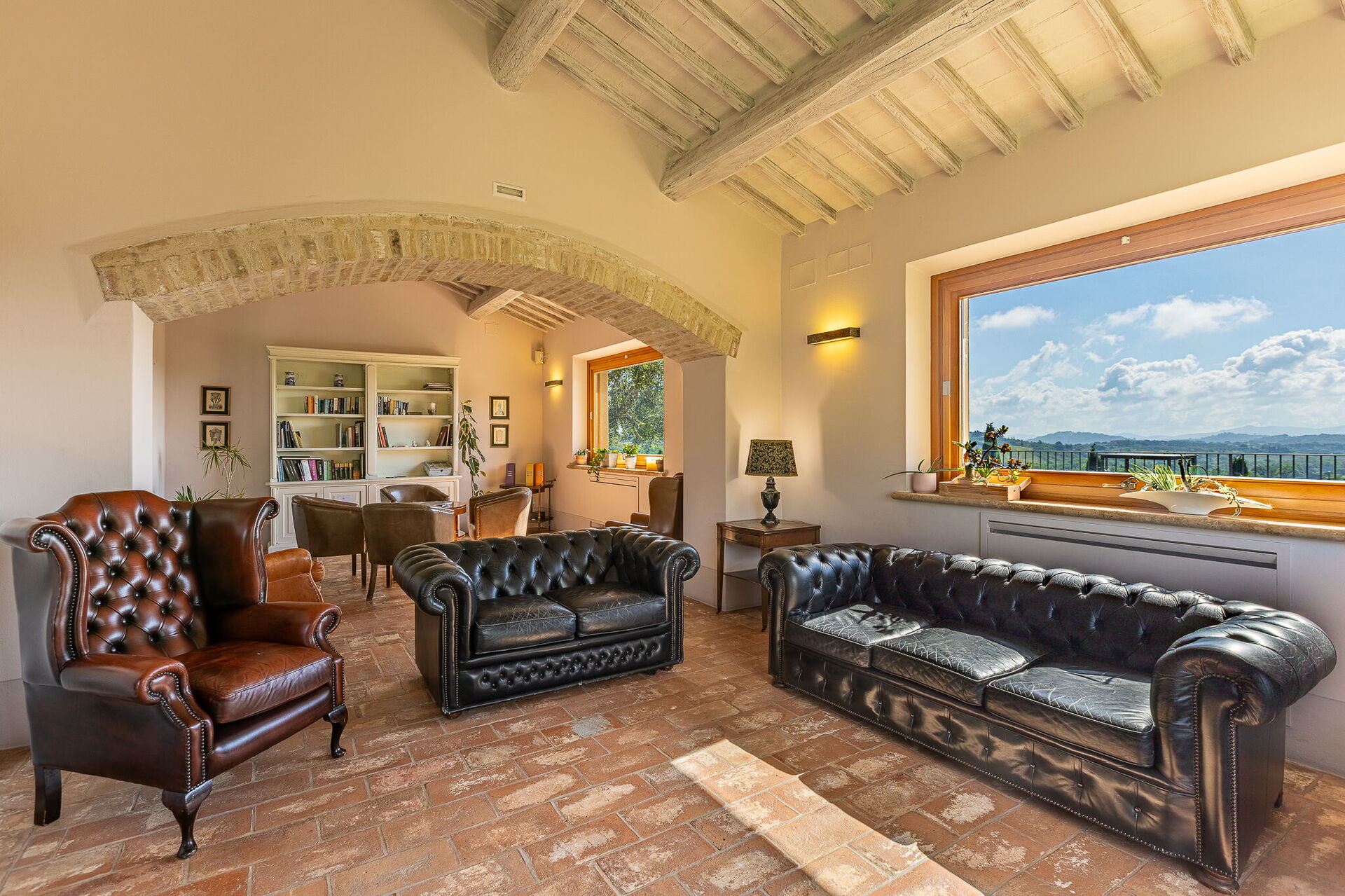 Villa Le Buche tuin in Sarteano