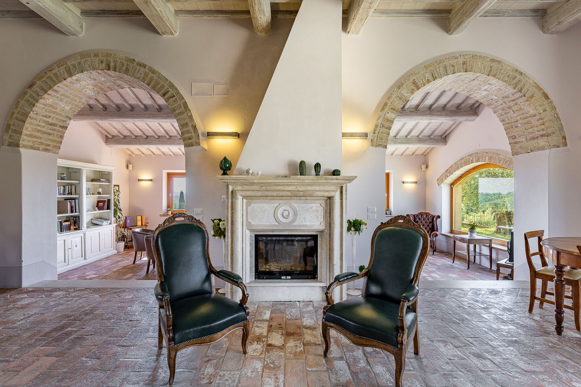 Villa Le Buche slaapkamer in Sarteano