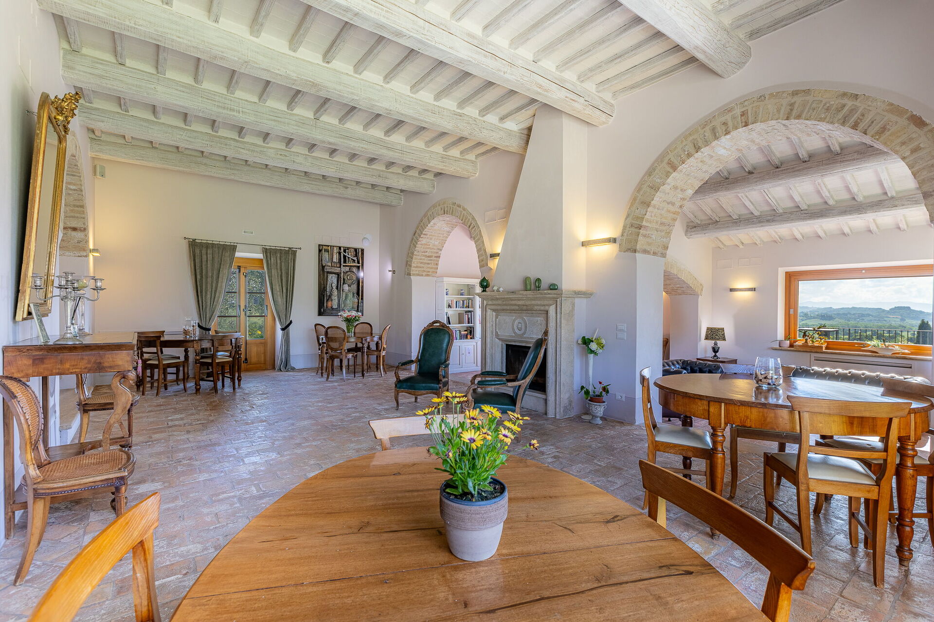 Villa Le Buche tuin in Sarteano