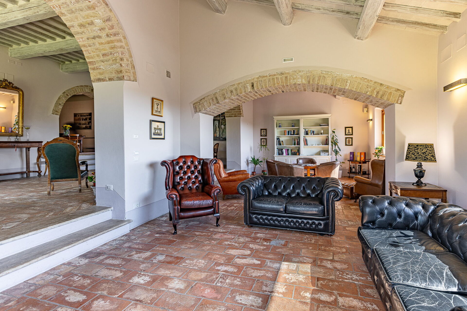 Villa Le Buche slaapkamer in Sarteano