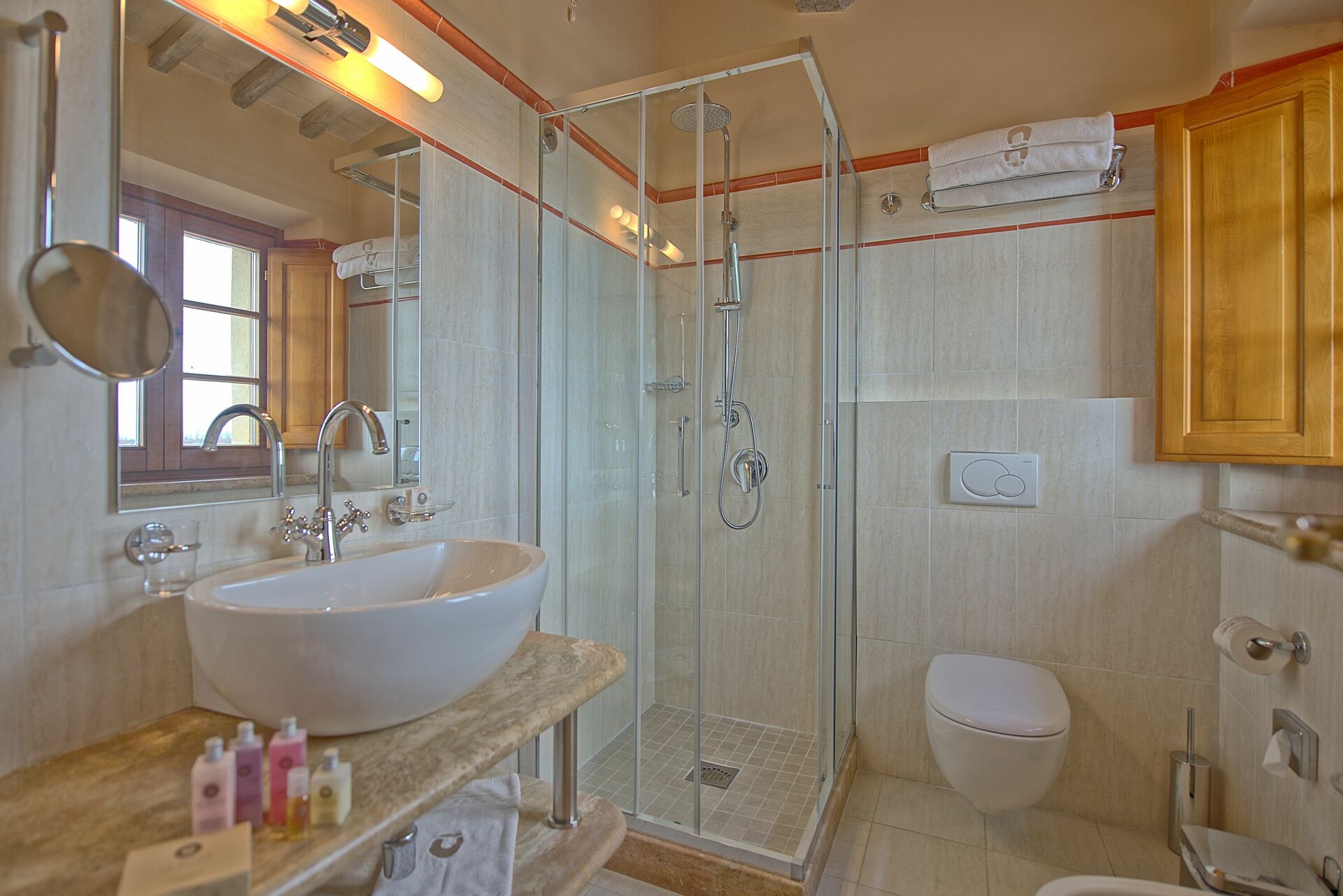 Villa Le Buche keuken in Sarteano