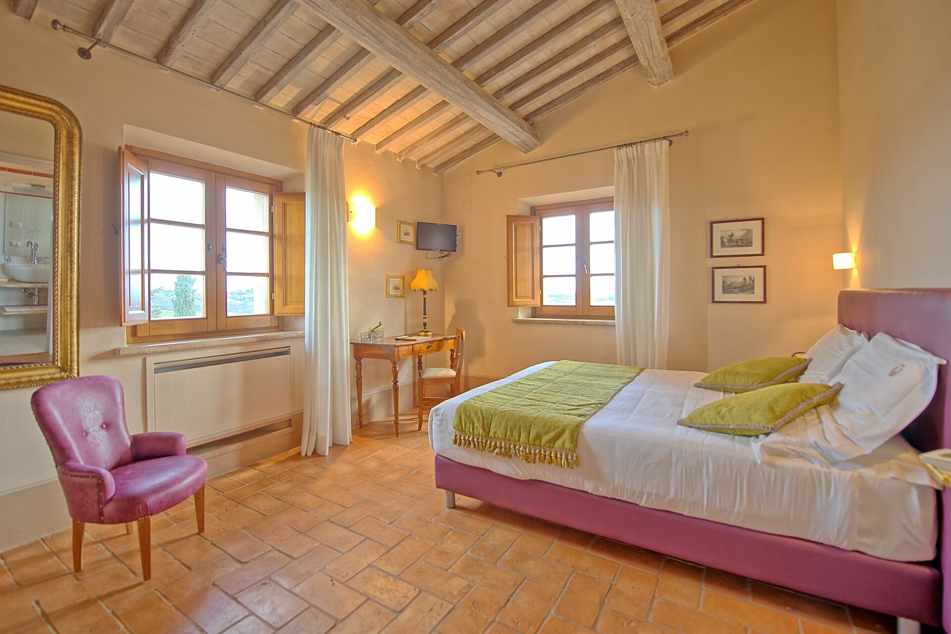 Villa Le Buche interieur in Sarteano