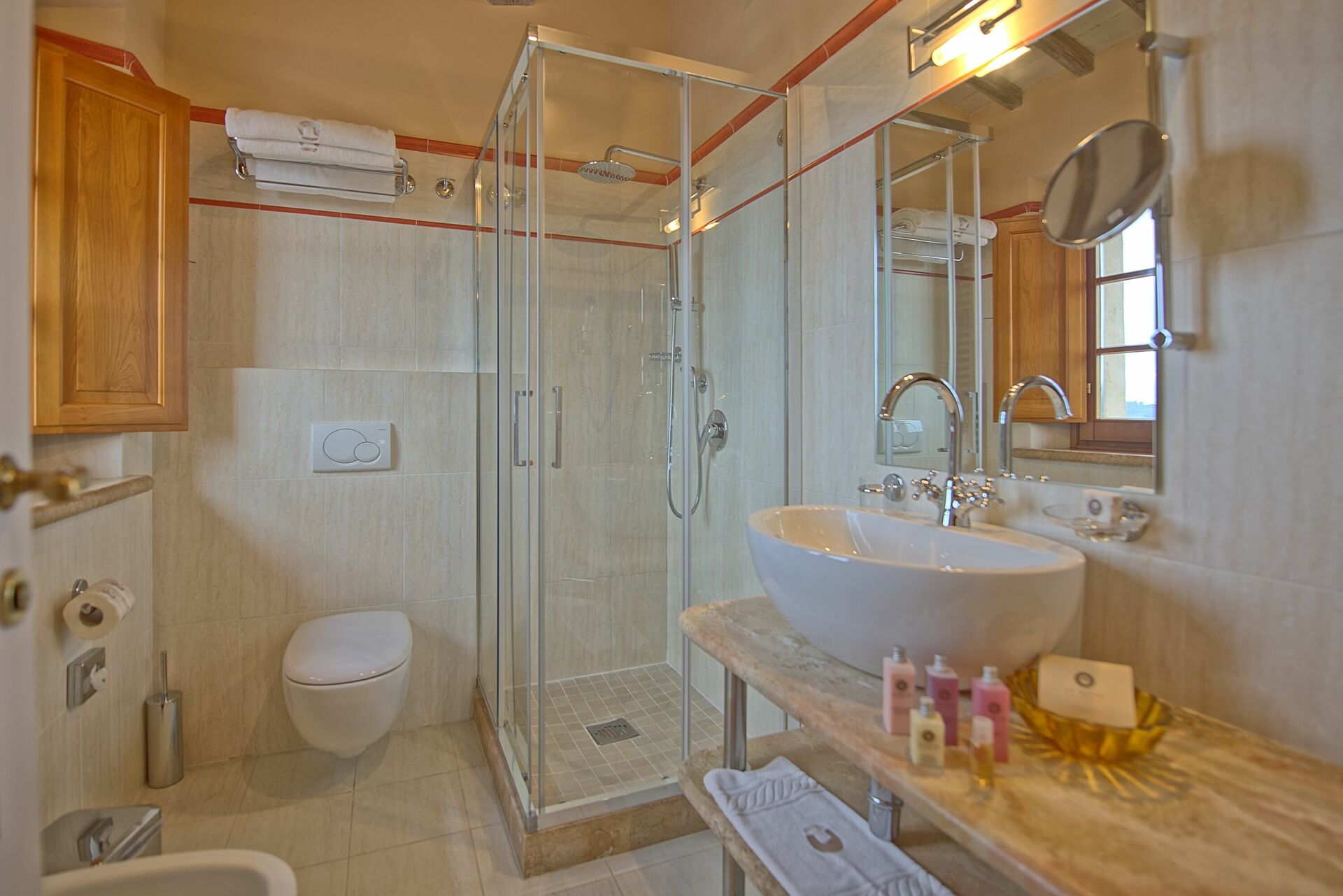 Villa Le Buche keuken in Sarteano