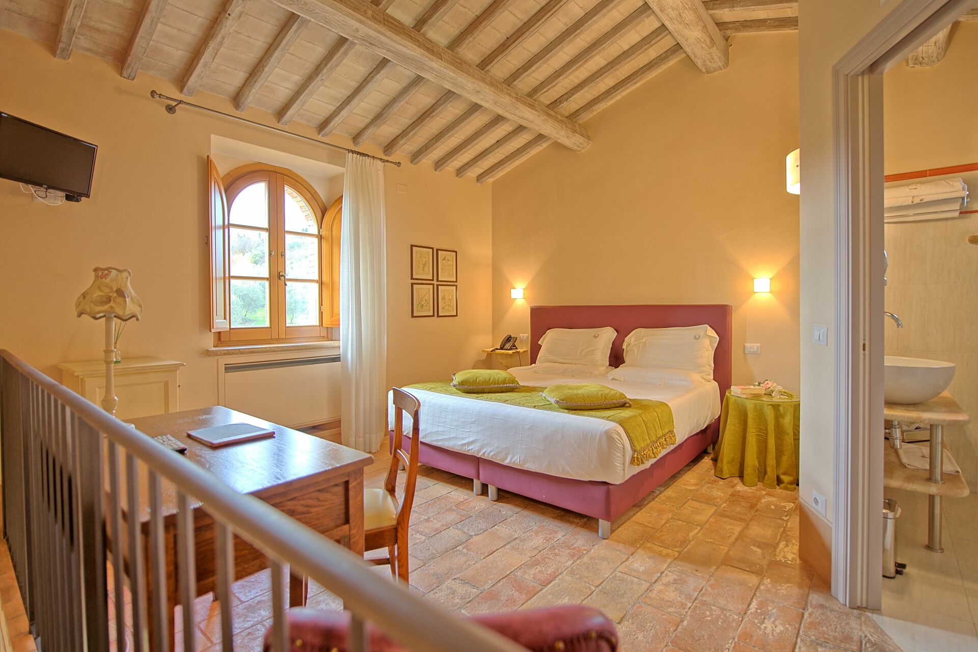 Villa Le Buche interieur in Sarteano