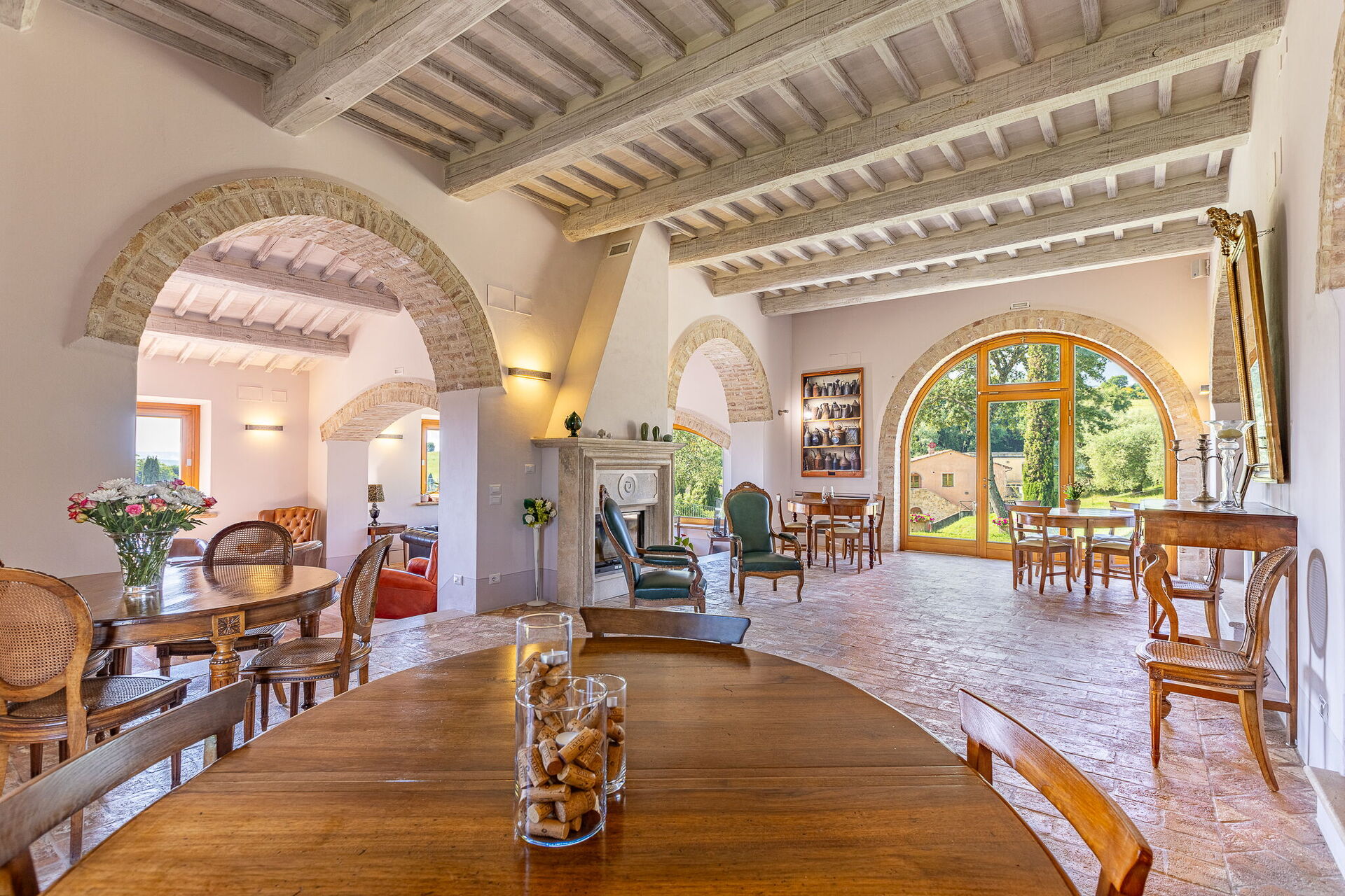 Villa Le Buche badkamer in Sarteano